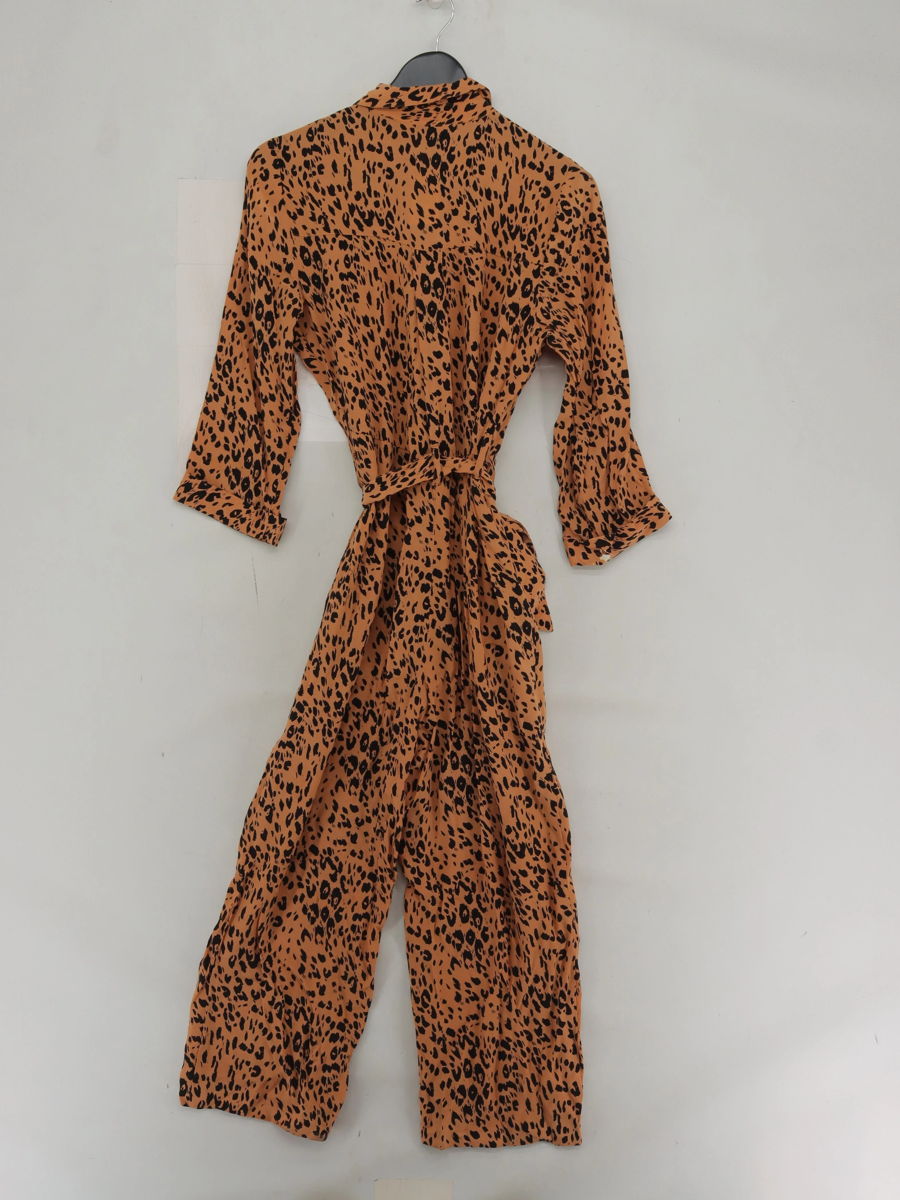 Whistles Women's Jumpsuit UK 10 Tan Rayon with Viscose Jumpsuit - Image 2