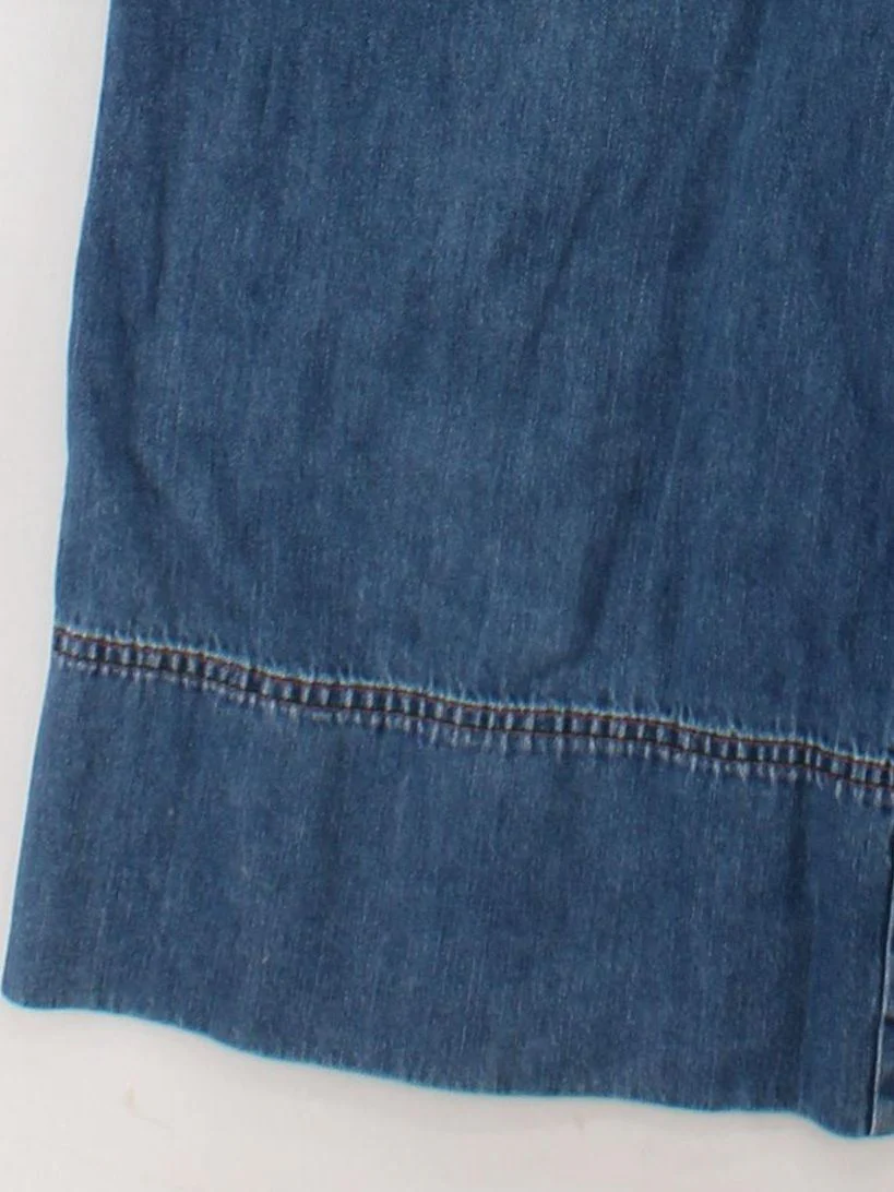 Whistles Women's Jumpsuit UK 8 Blue 100% Cotton Wide-Leg Jumpsuit - Image 4