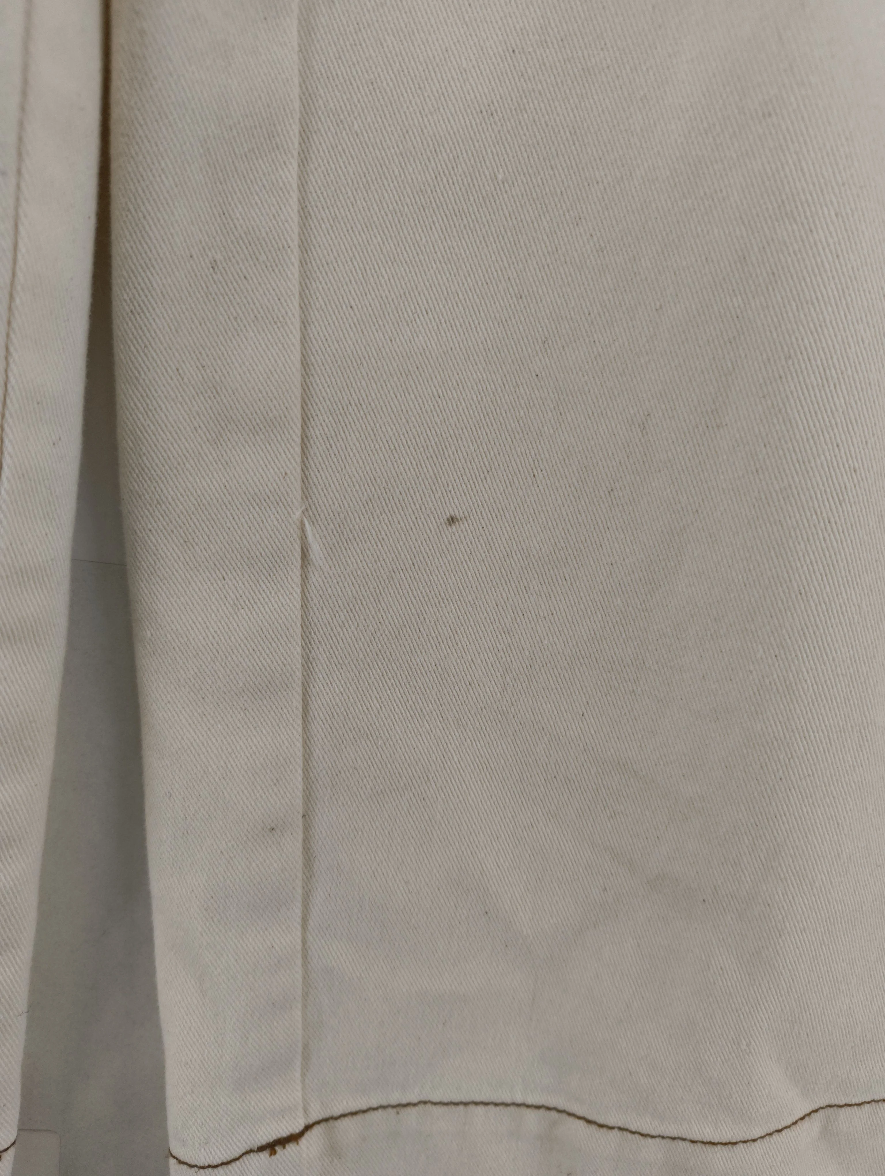 Whistles Women's Jumpsuit UK 8 Cream 100% Cotton Wide-Leg Jumpsuit - Image 5