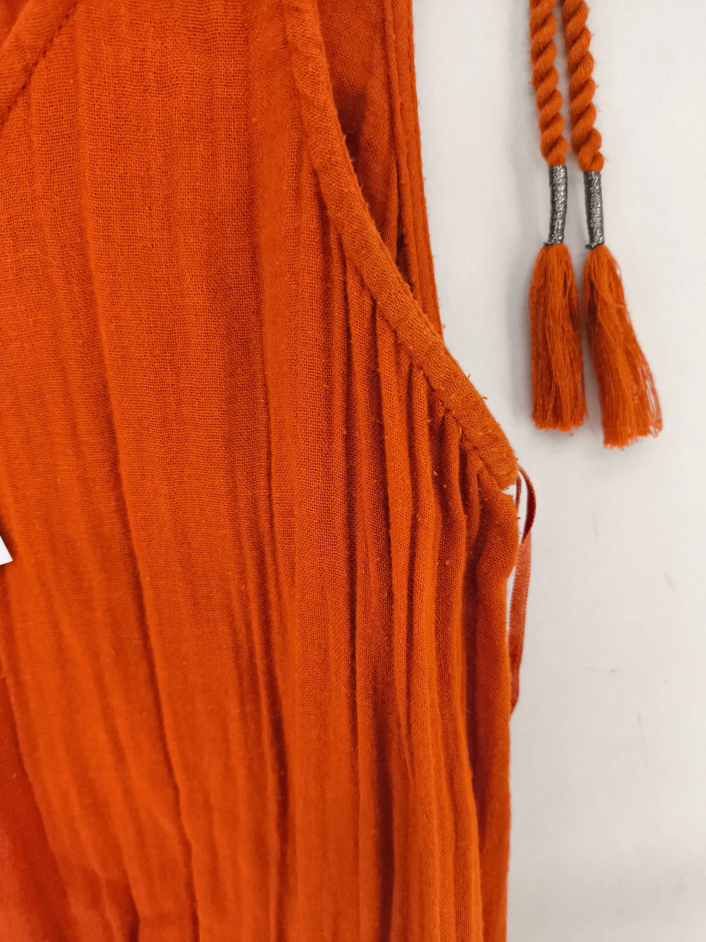 Whistles Women's Jumpsuit UK 8 Orange 100% Other Wide-Leg Jumpsuit - Image 5