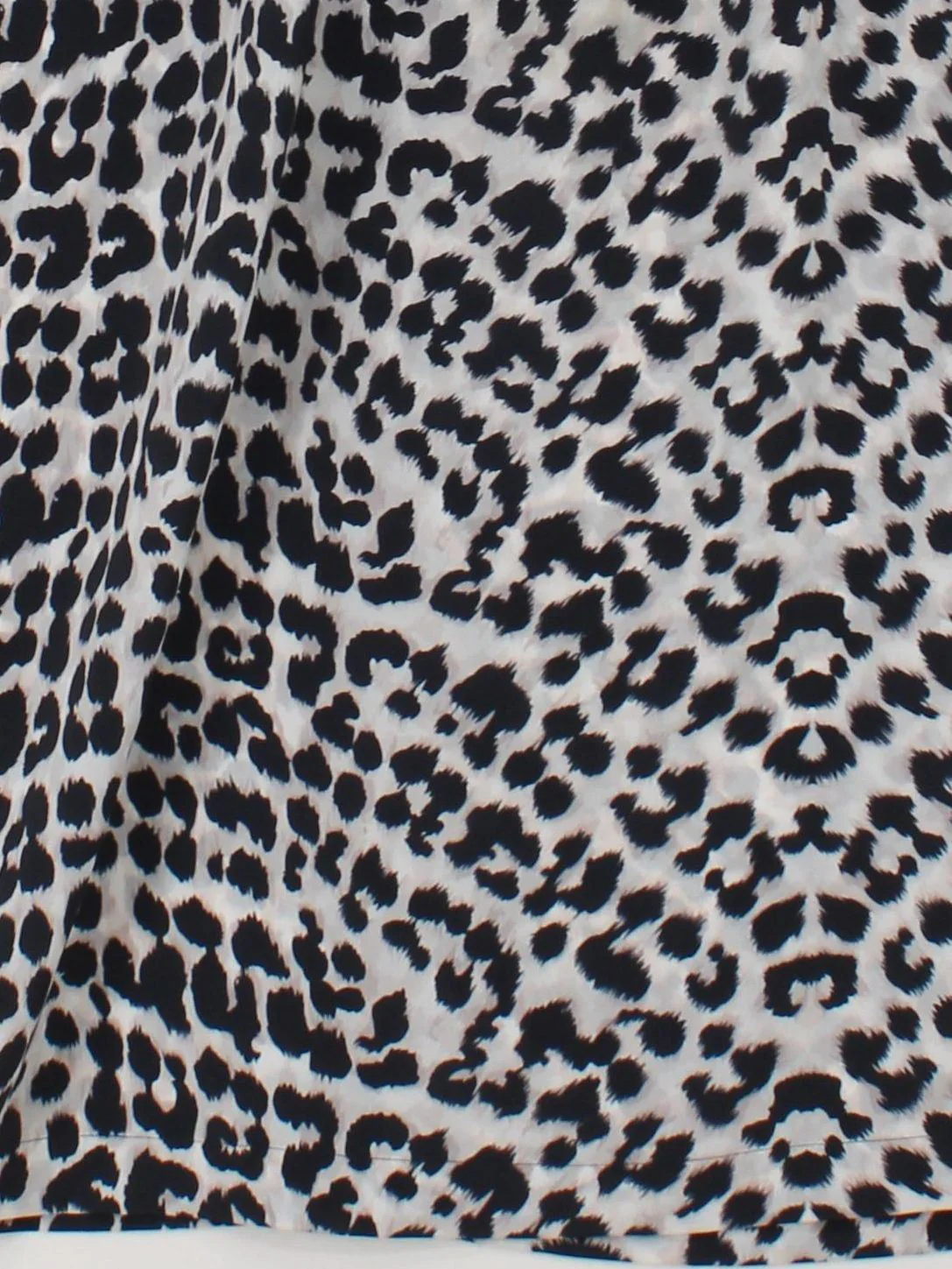 Whistles Women's Maxi Skirt L Black Animal Print 100% Polyester Long Maxi - Image 4