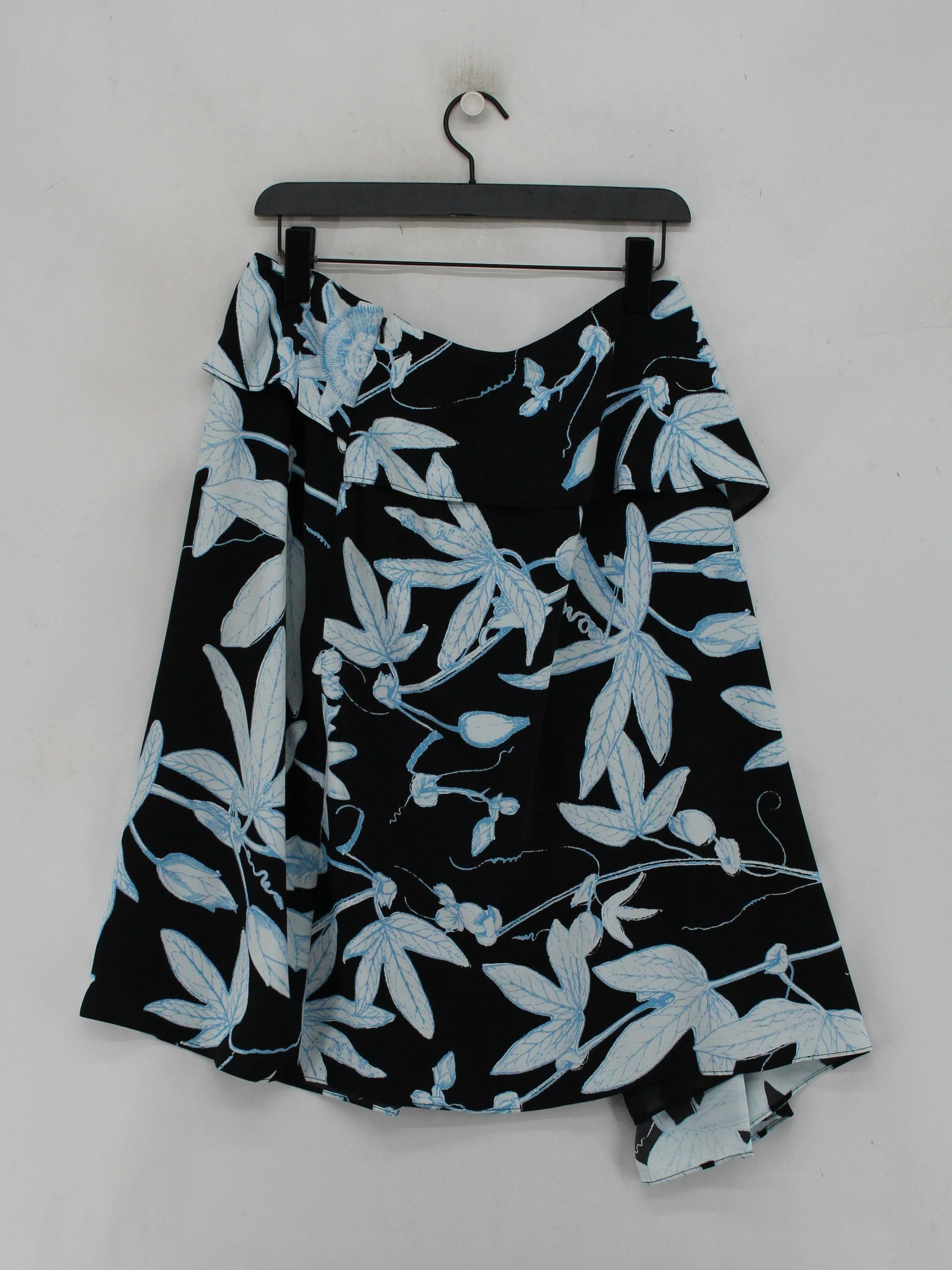 Whistles Women's Midi Skirt M Black Floral 100% Other Midi Wrap - Image 2