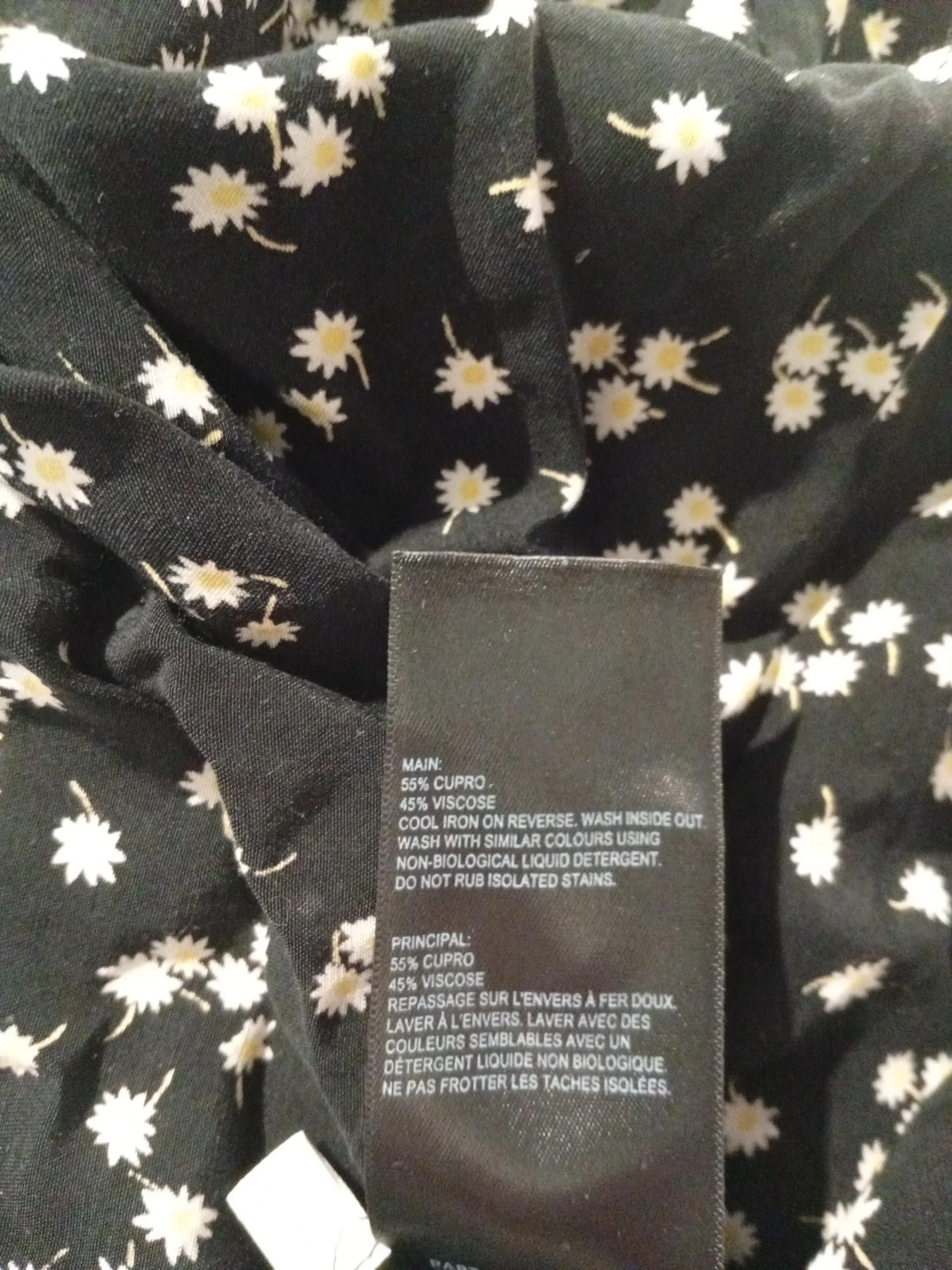 Whistles Women's Midi Skirt M Black Floral Viscose with Other Midi Wrap - Image 6