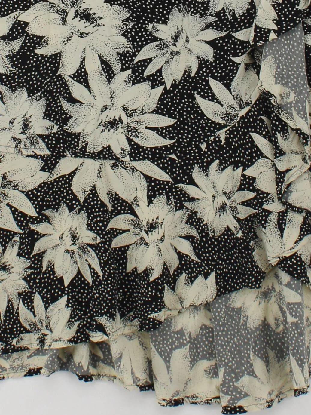Whistles Women's Midi Skirt UK 10 Multi Floral Viscose with Other Midi Wrap - Image 4