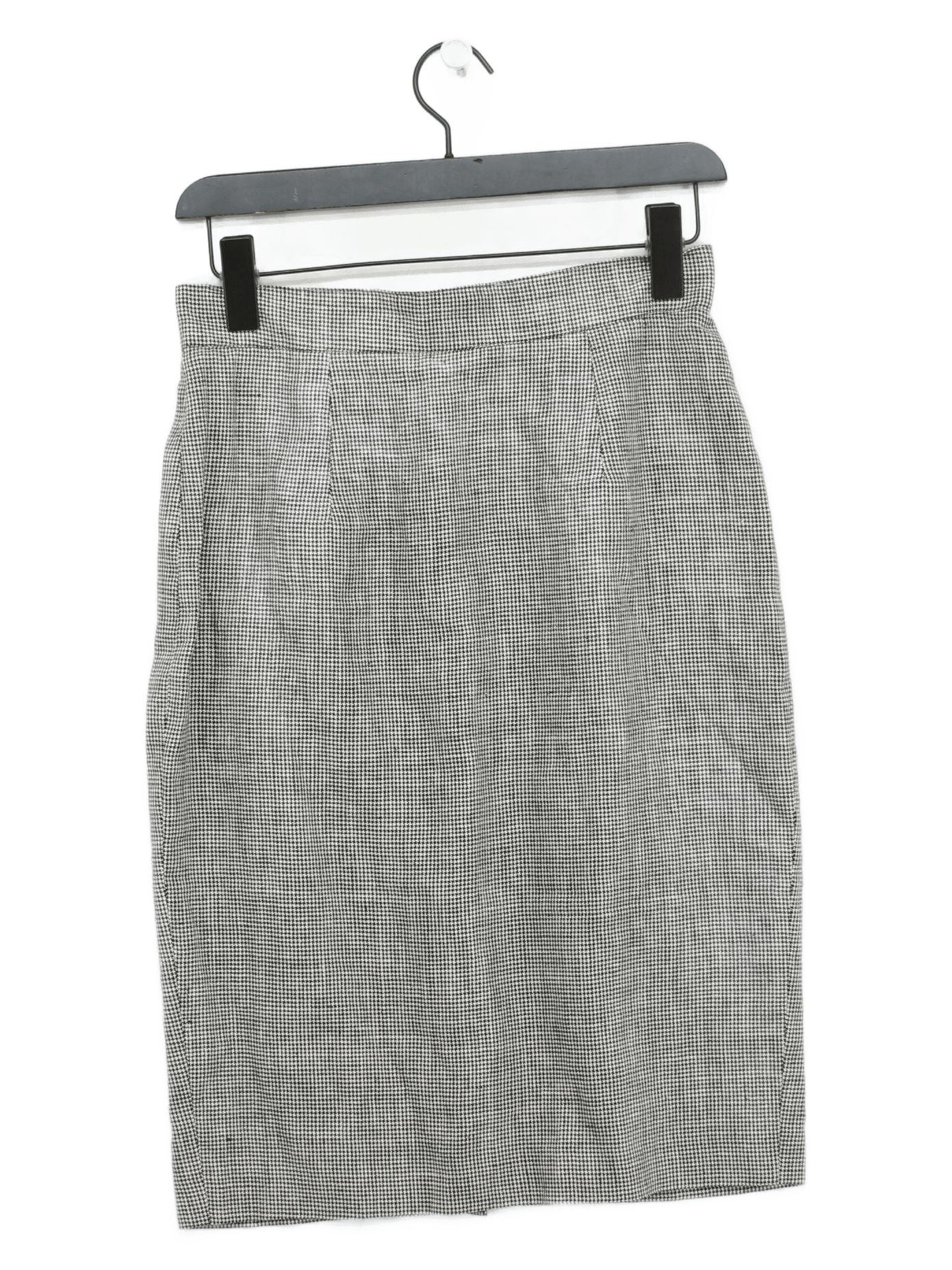 Whistles Women's Midi Skirt UK 12 Multi Linen with Acetate Straight & Pencil