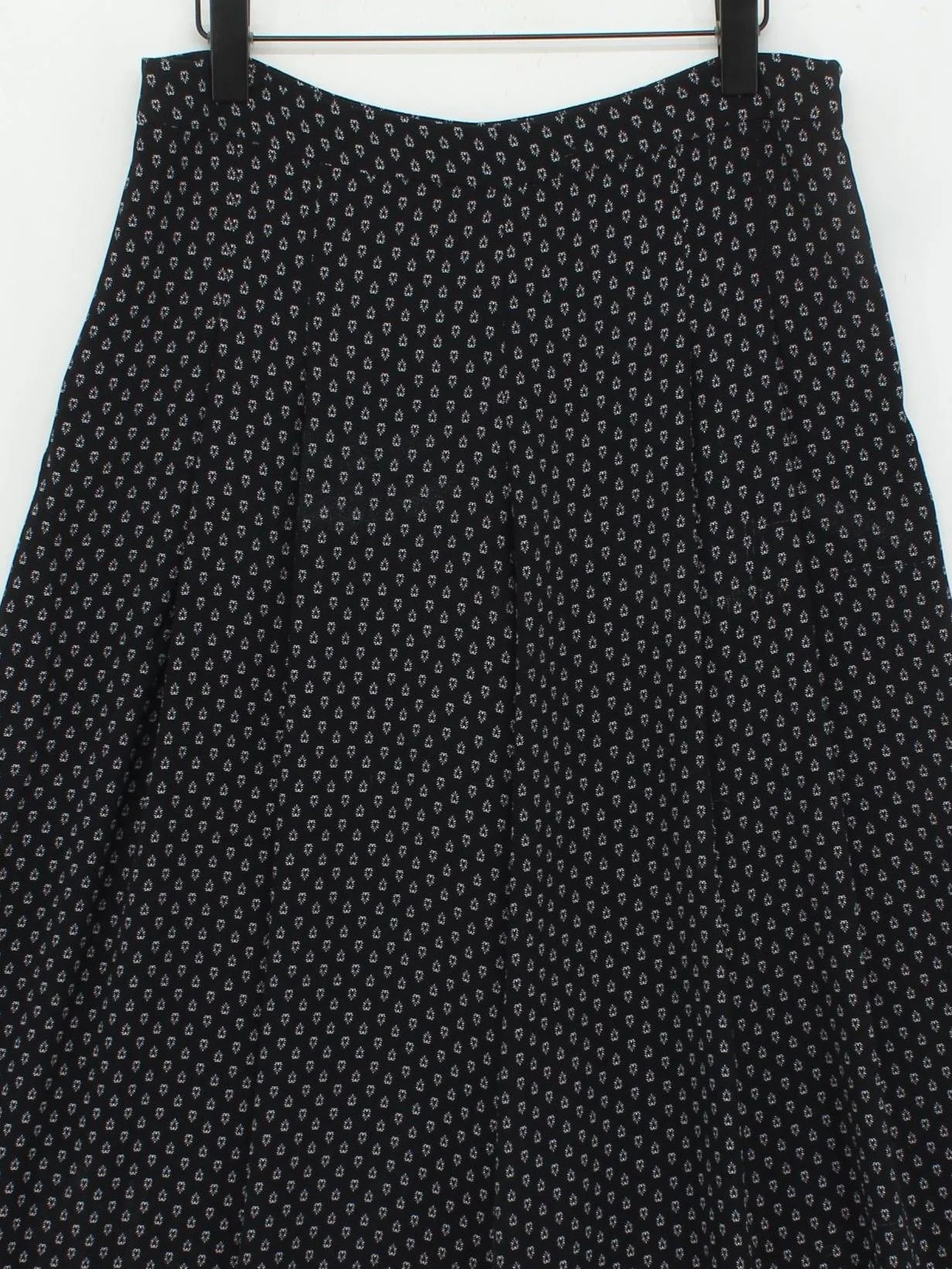 Whistles Women's Midi Skirt UK 14 Black 100% Polyester Midi A-Line - Image 3