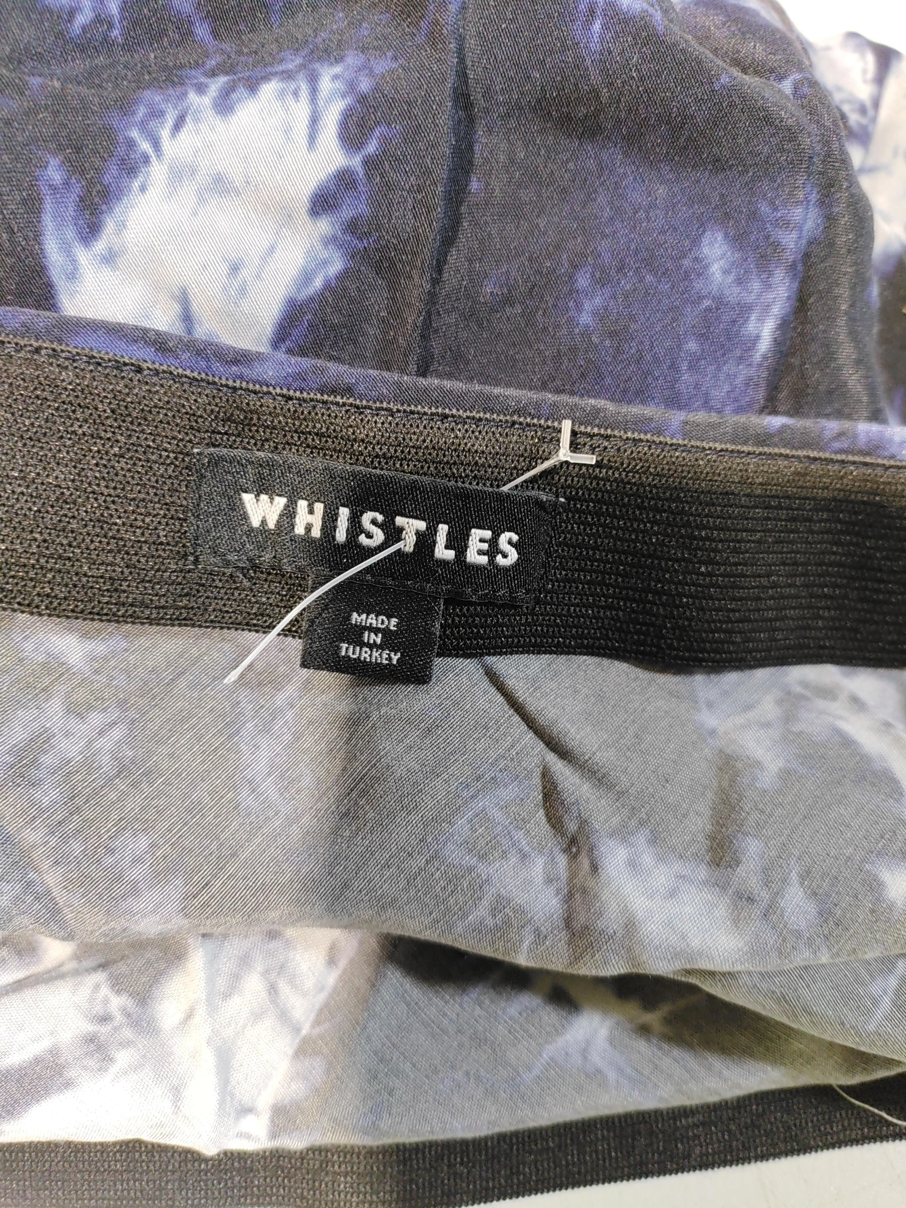 Whistles Women's Midi Skirt UK 14 Blue Viscose with Other Midi A-Line - Image 6