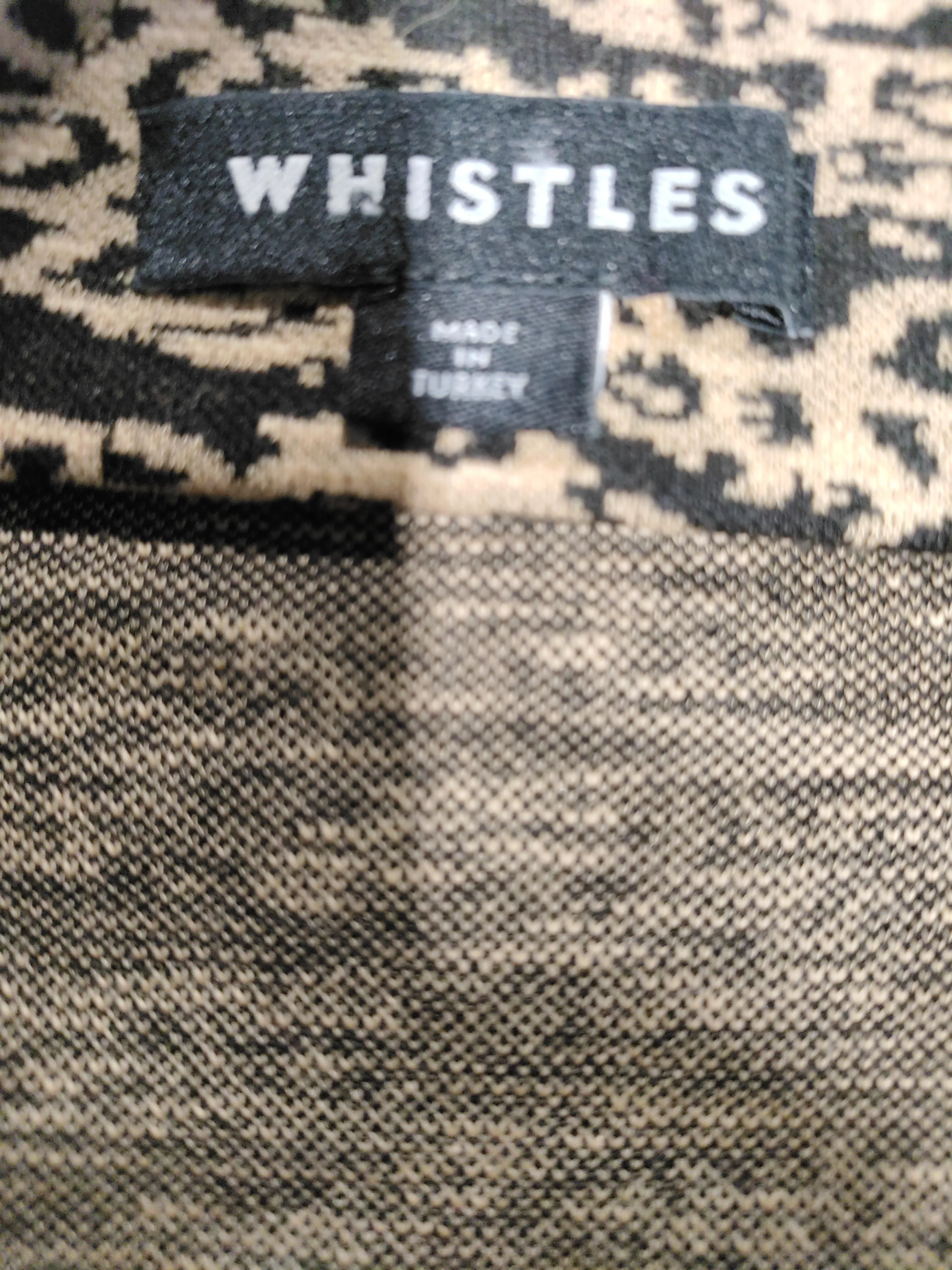Whistles Women's Mini Skirt S Brown Cotton - Image 5