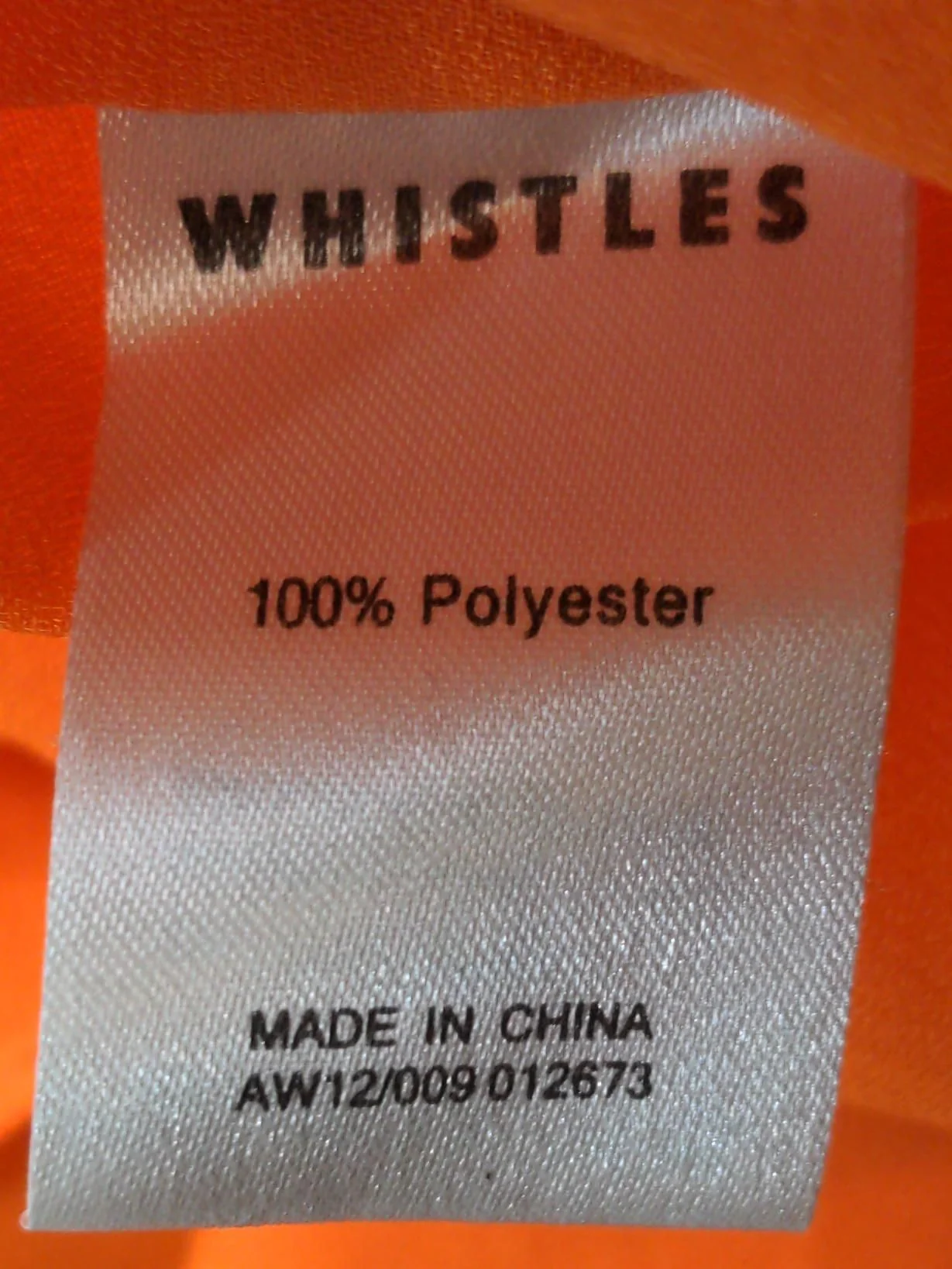 Whistles Women's Mini Skirt UK 12 Orange Geometric 100% Polyester Short Mini - Image 6
