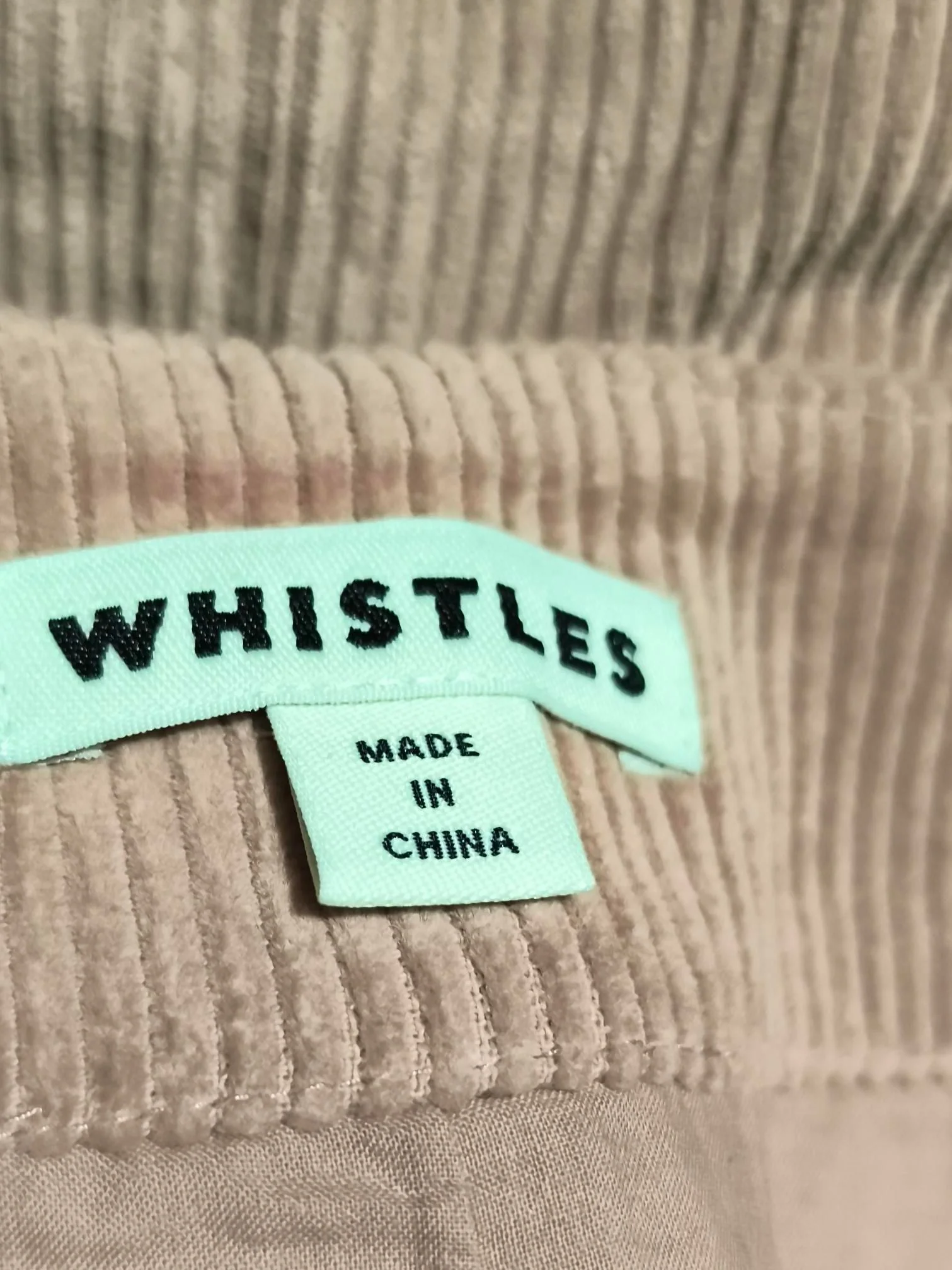 Whistles Women's Mini Skirt UK 14 Tan 100% Cotton Short Mini - Image 5