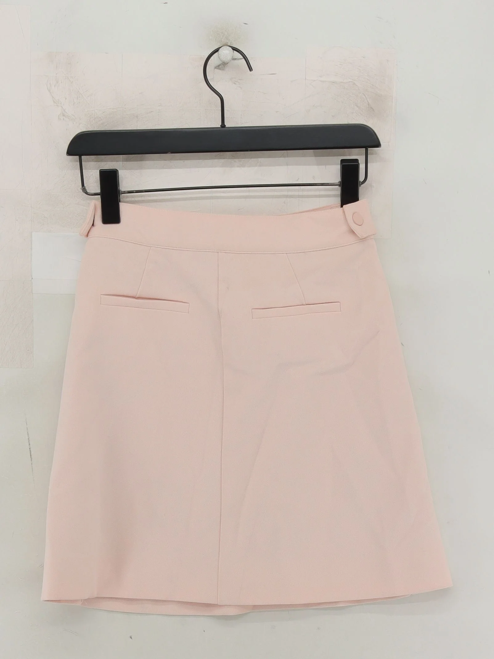 Whistles Women's Mini Skirt UK 8 Pink Polyester with Elastane, Viscose Mini - Image 2