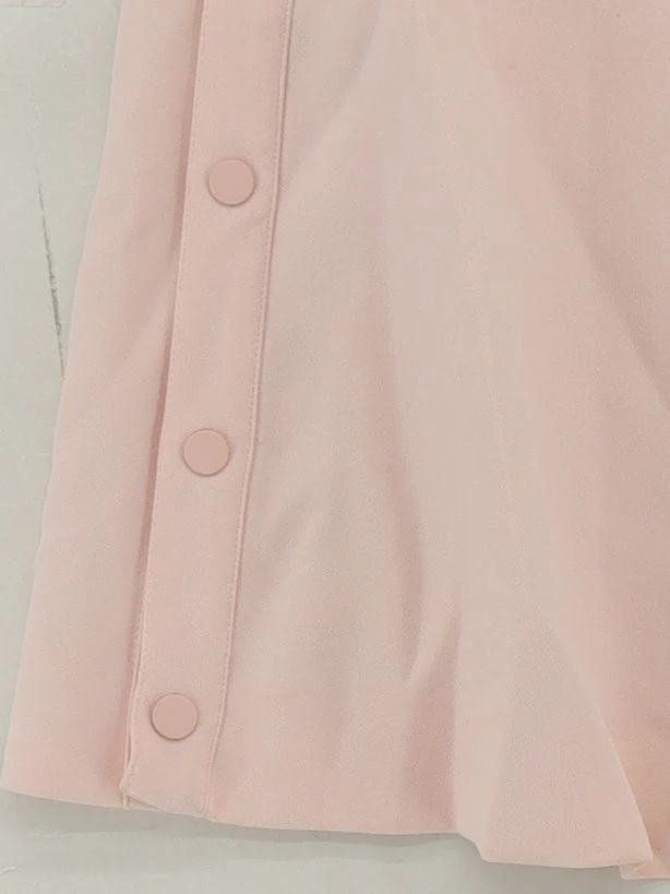 Whistles Women's Mini Skirt UK 8 Pink Polyester with Elastane, Viscose Mini - Image 4