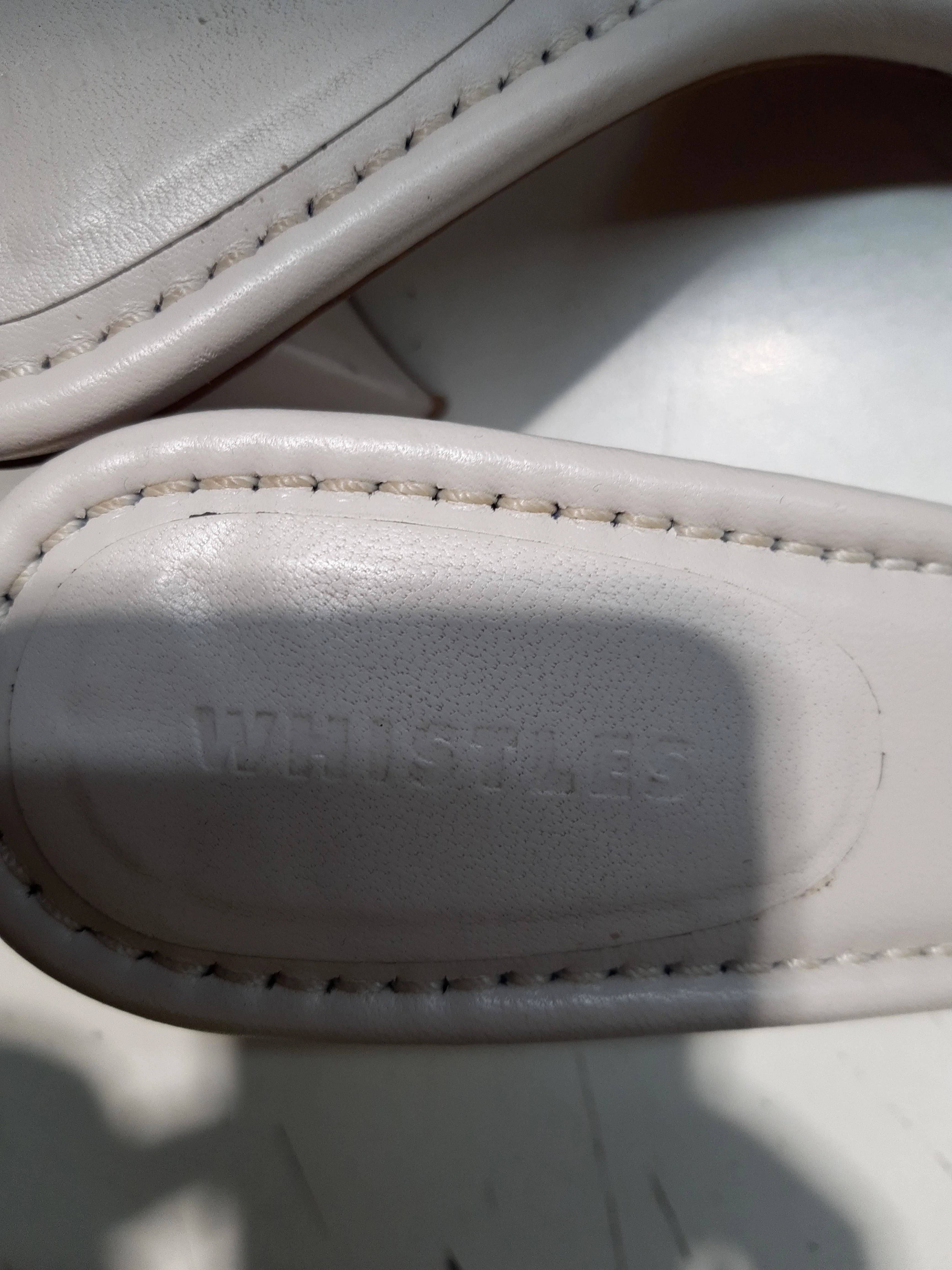 Whistles Women's Sandals UK 4 Cream 100% Leather Slider - Image 10
