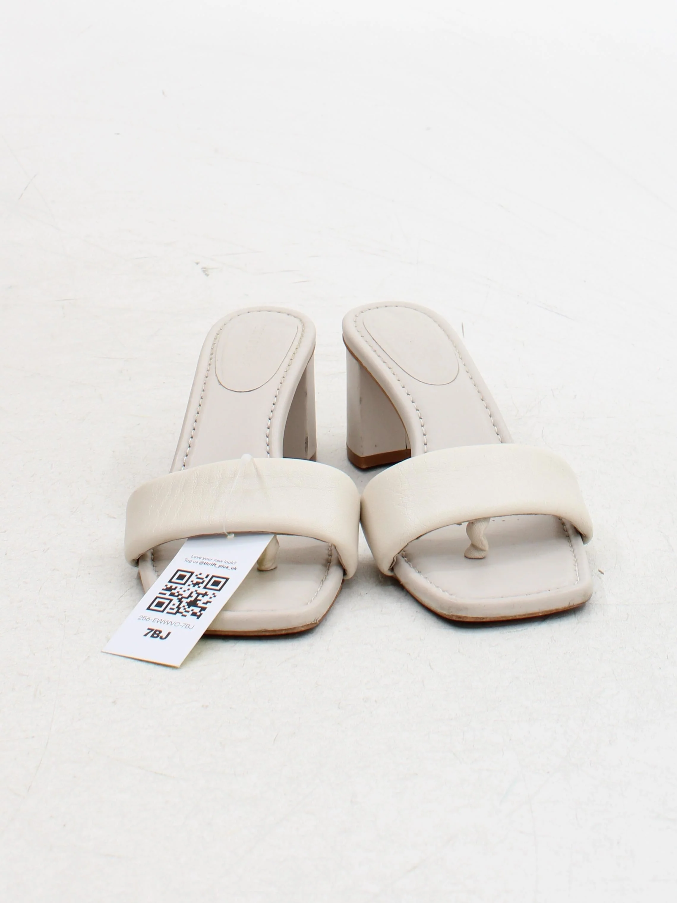 Whistles Women's Sandals UK 4 Cream 100% Leather Slider - Image 2