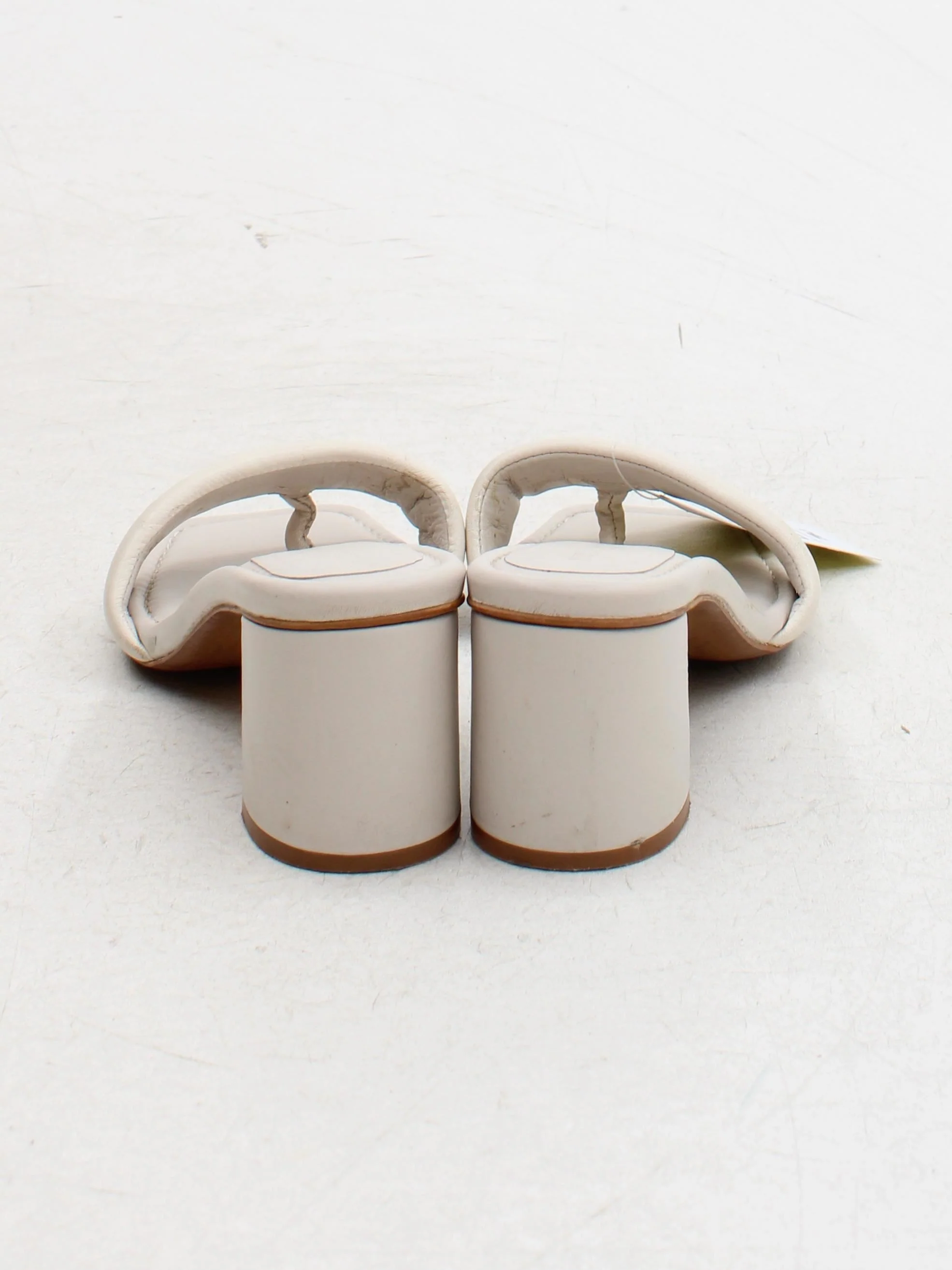 Whistles Women's Sandals UK 4 Cream 100% Leather Slider - Image 3