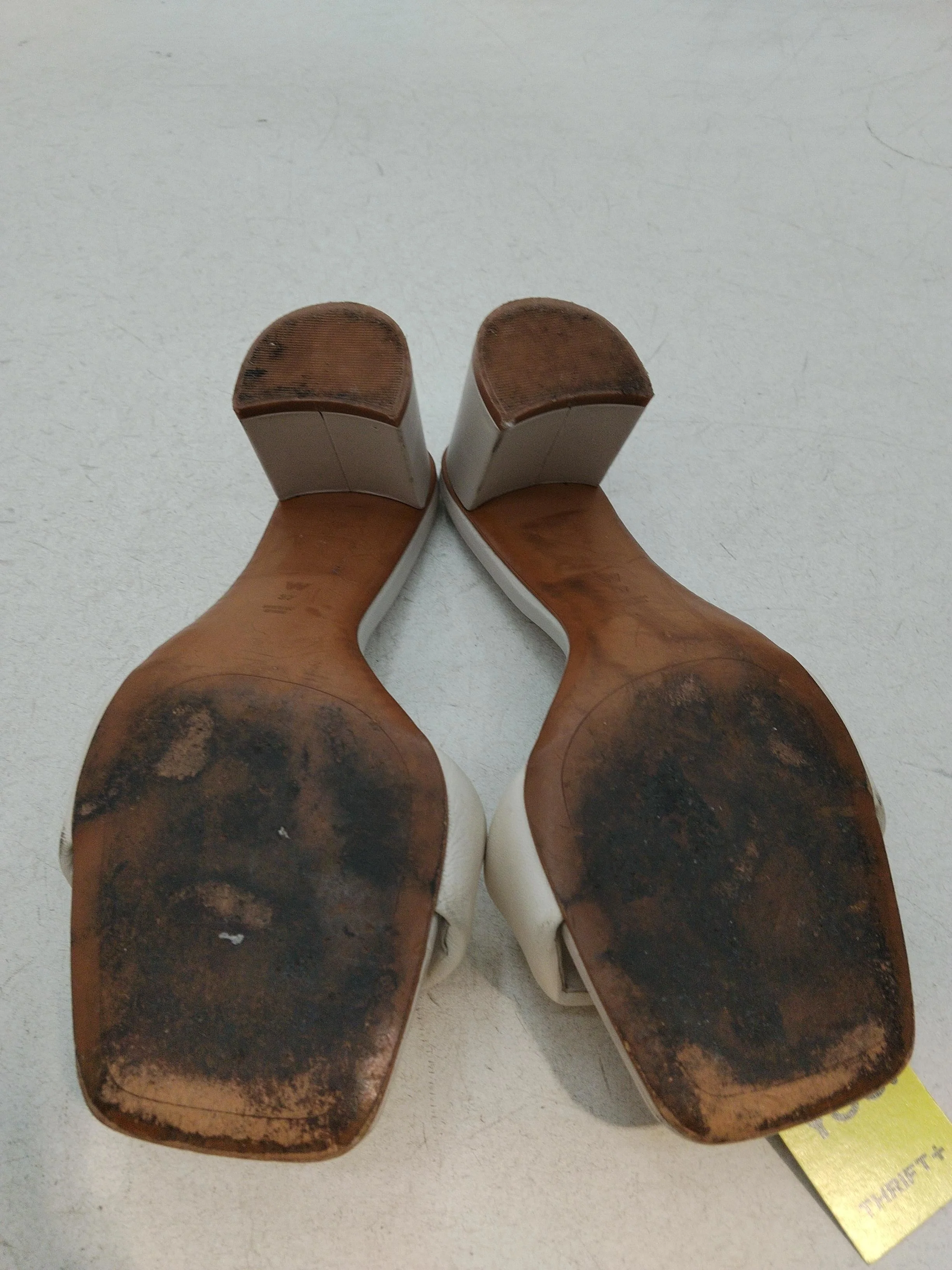 Whistles Women's Sandals UK 4 Cream 100% Leather Slider - Image 7