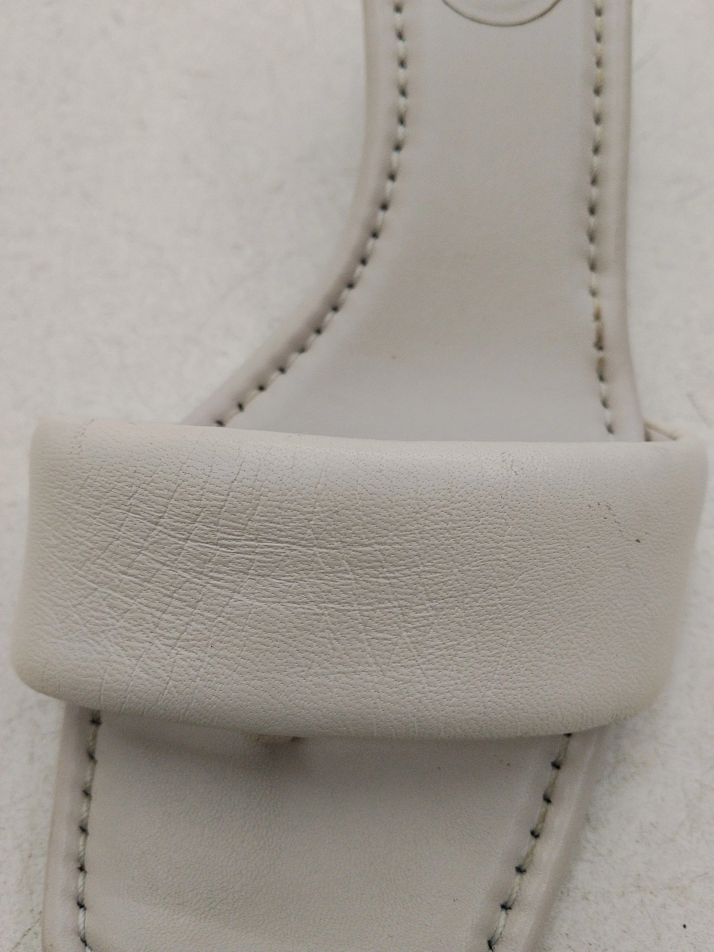 Whistles Women's Sandals UK 4 Cream 100% Leather Slider - Image 8