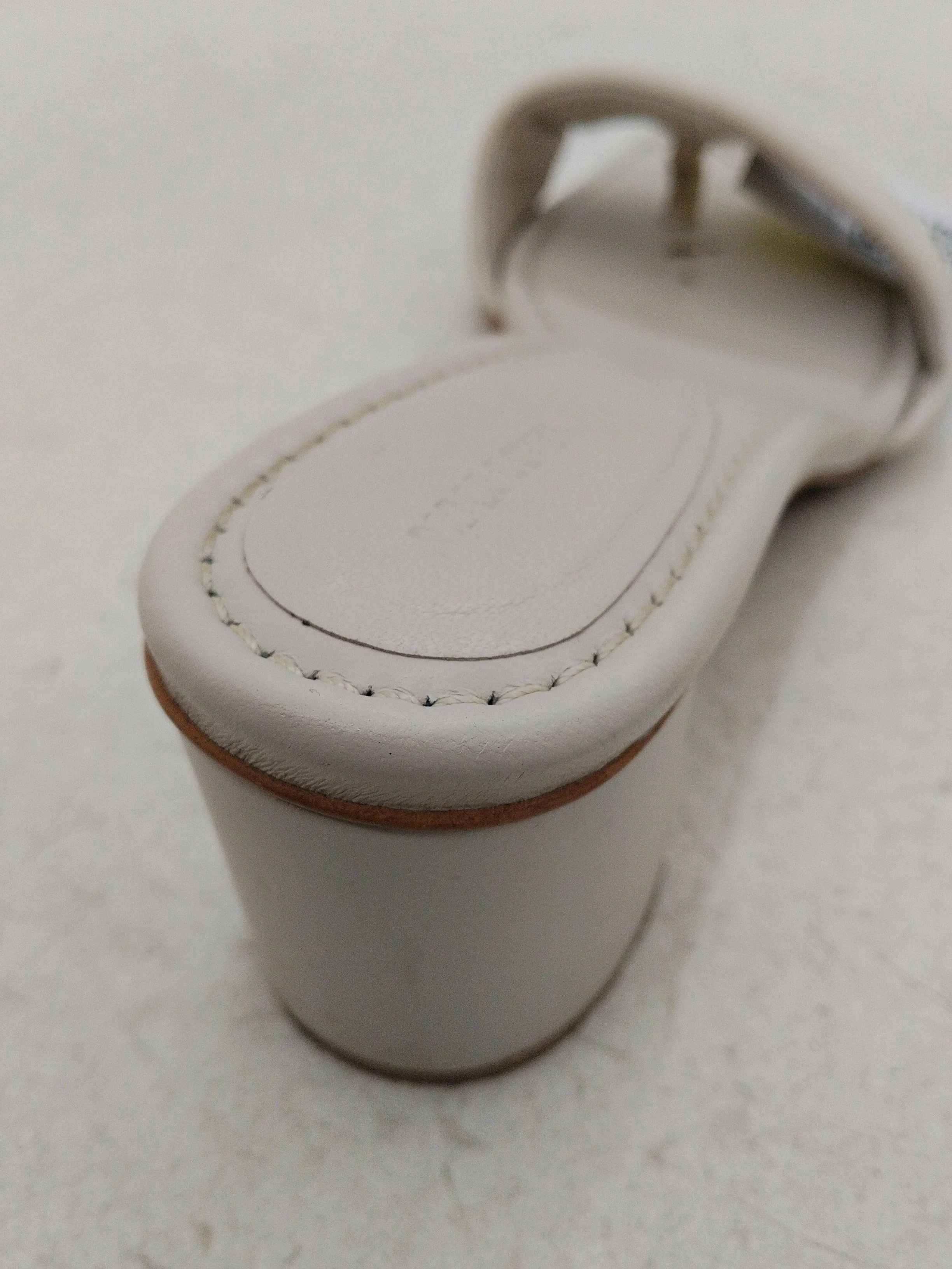 Whistles Women's Sandals UK 4 Cream 100% Leather Slider - Image 9