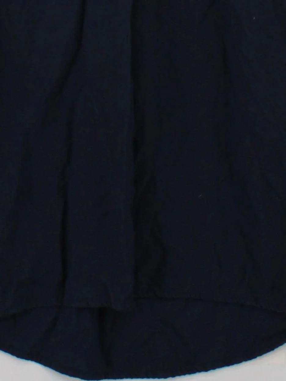 Whistles Women's Shirt M Blue Viscose with Polyamide Short Sleeve Collared Basic - Image 4