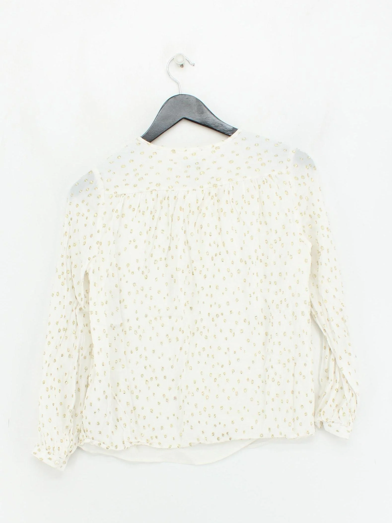 Whistles Women's Shirt S White 100% Other Long Sleeve Round Neck Basic - Image 2