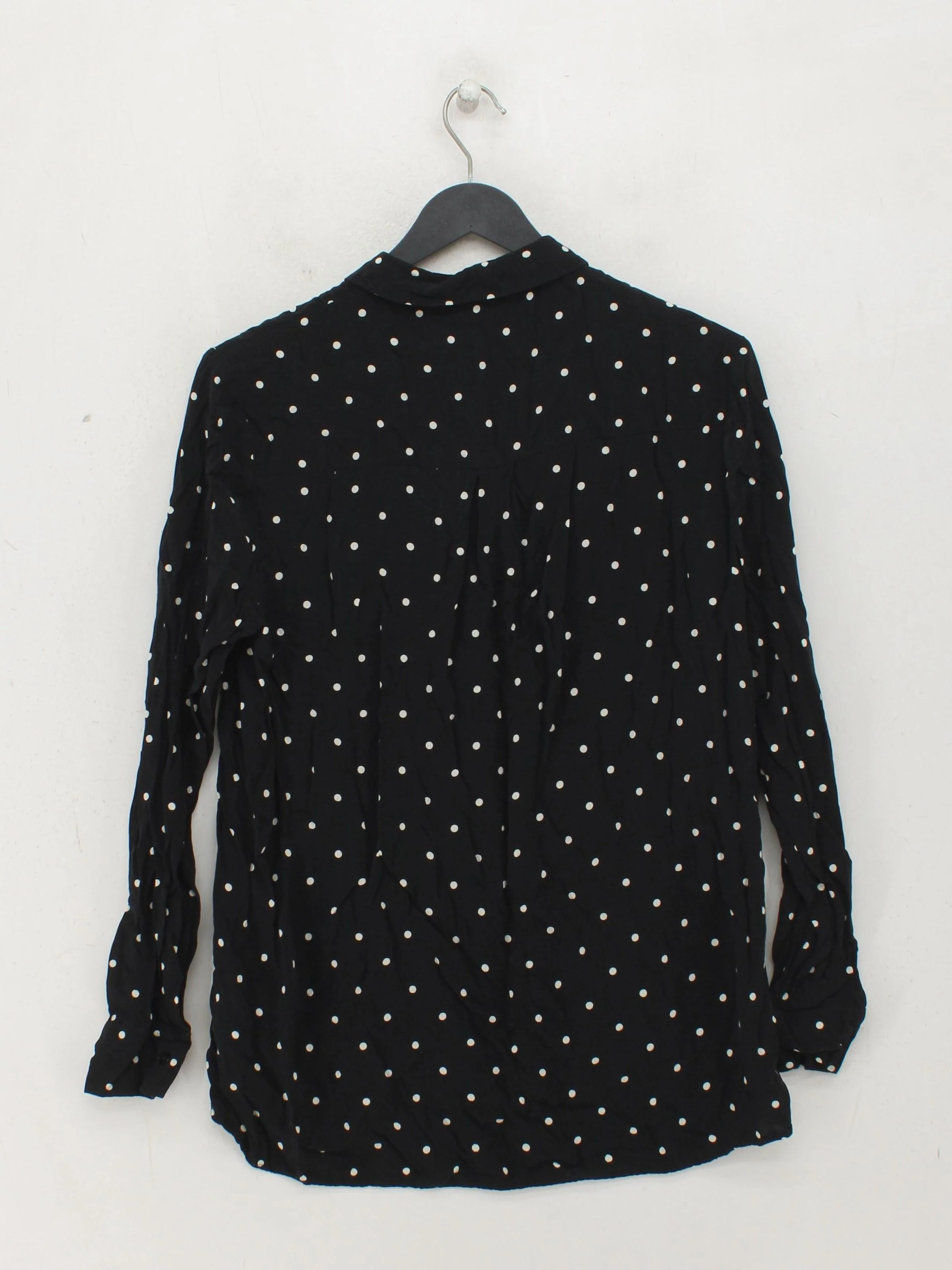 Whistles Women's Shirt UK 10 Black Viscose with Other Basic - Image 2