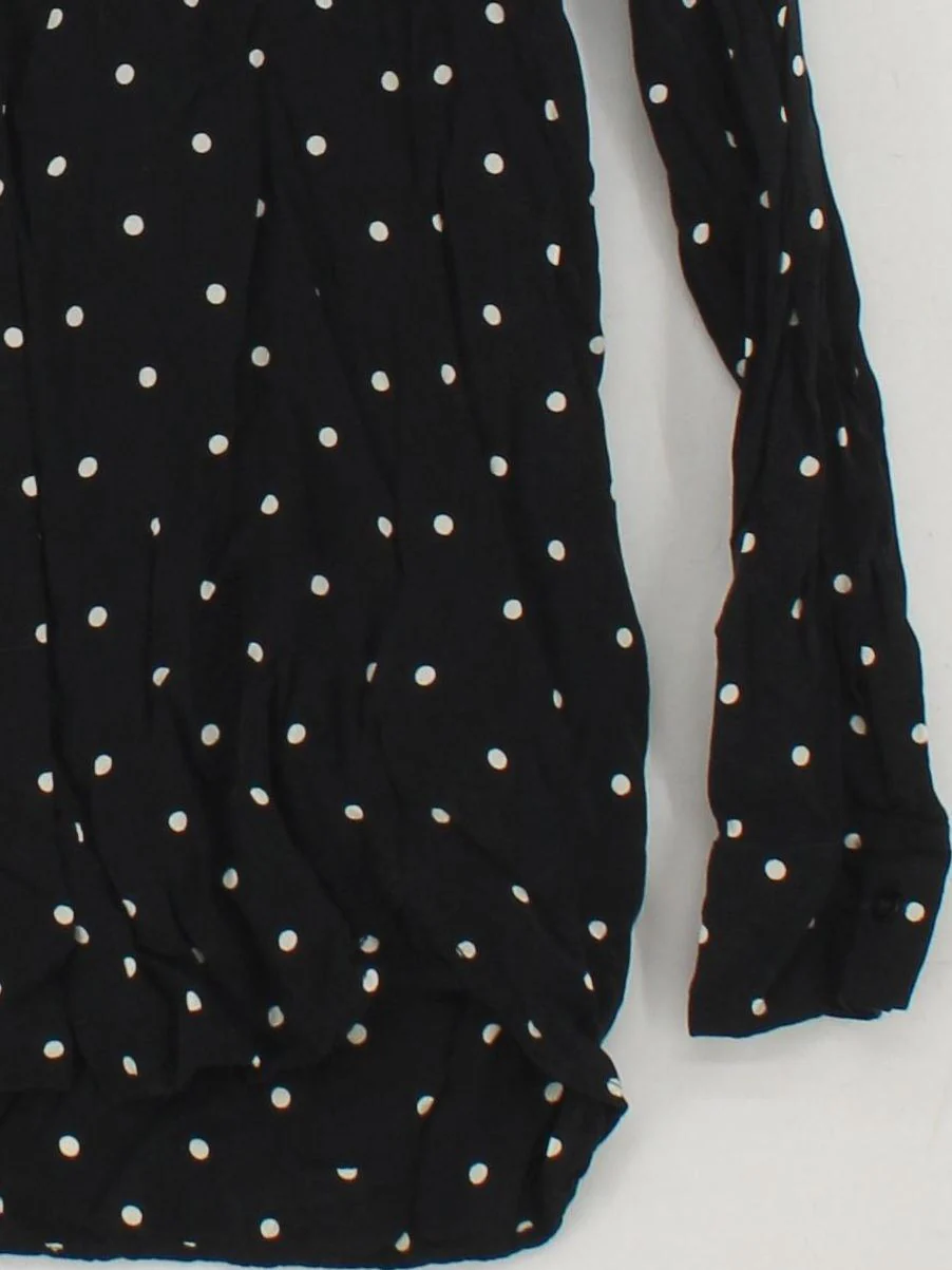Whistles Women's Shirt UK 10 Black Viscose with Other Basic - Image 4