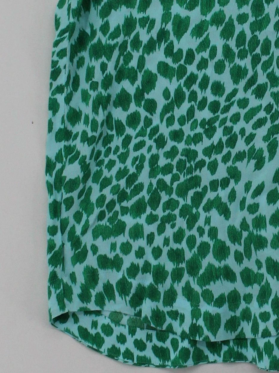 Whistles Women's Shirt UK 10 Green 100% Viscose Basic - Image 4