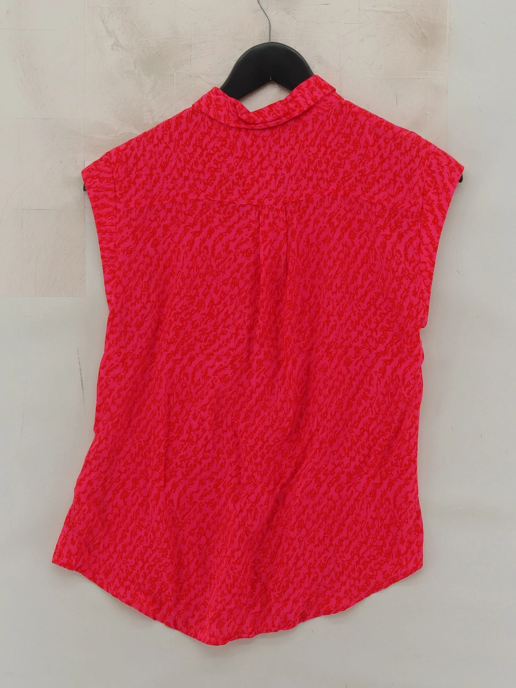 Whistles Women's Shirt UK 10 Multi Viscose with Other Sleeveless Collared Basic - Image 2