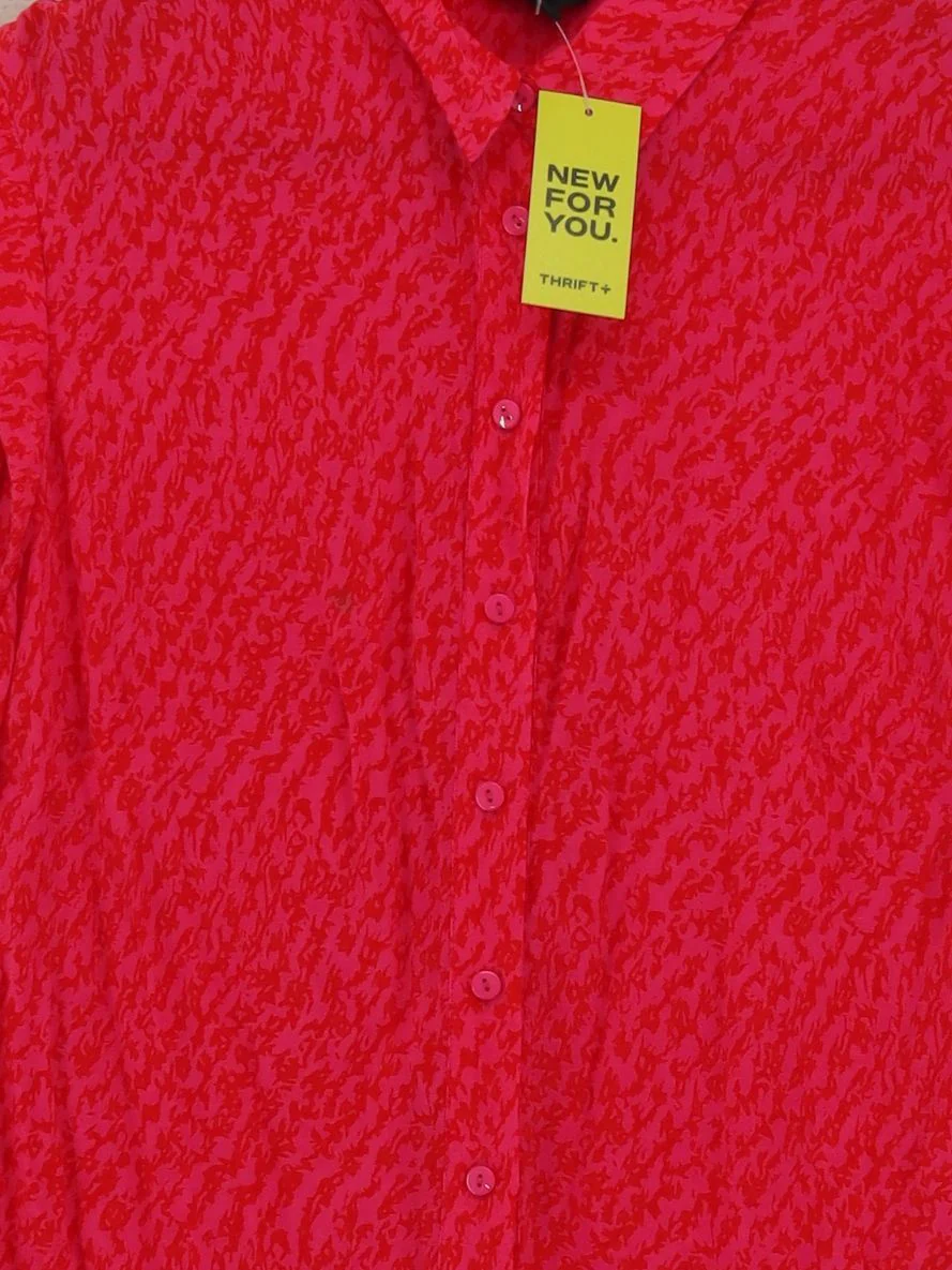 Whistles Women's Shirt UK 10 Multi Viscose with Other Sleeveless Collared Basic - Image 3