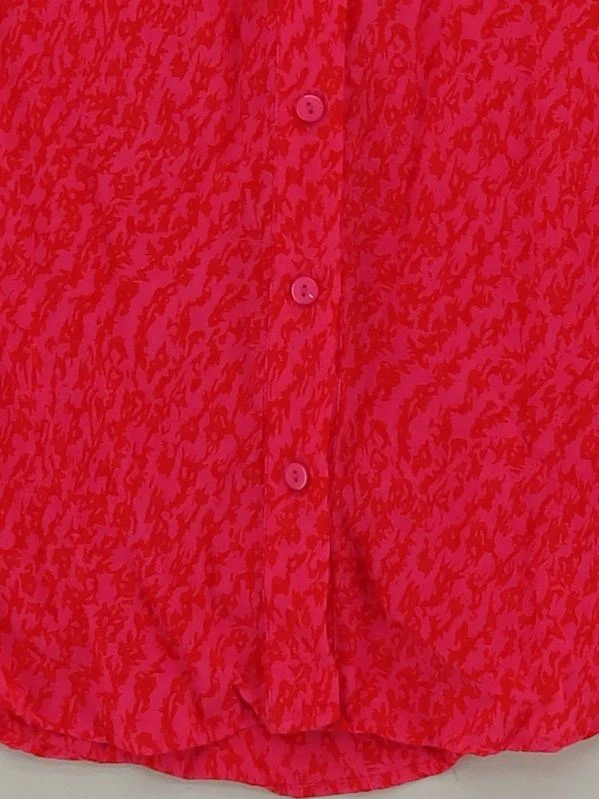 Whistles Women's Shirt UK 10 Multi Viscose with Other Sleeveless Collared Basic - Image 4