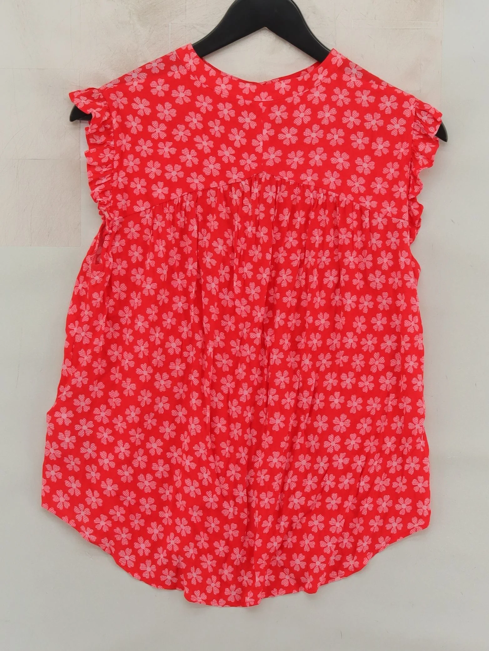 Whistles Women's Shirt UK 10 Red 100% Viscose Basic - Image 2