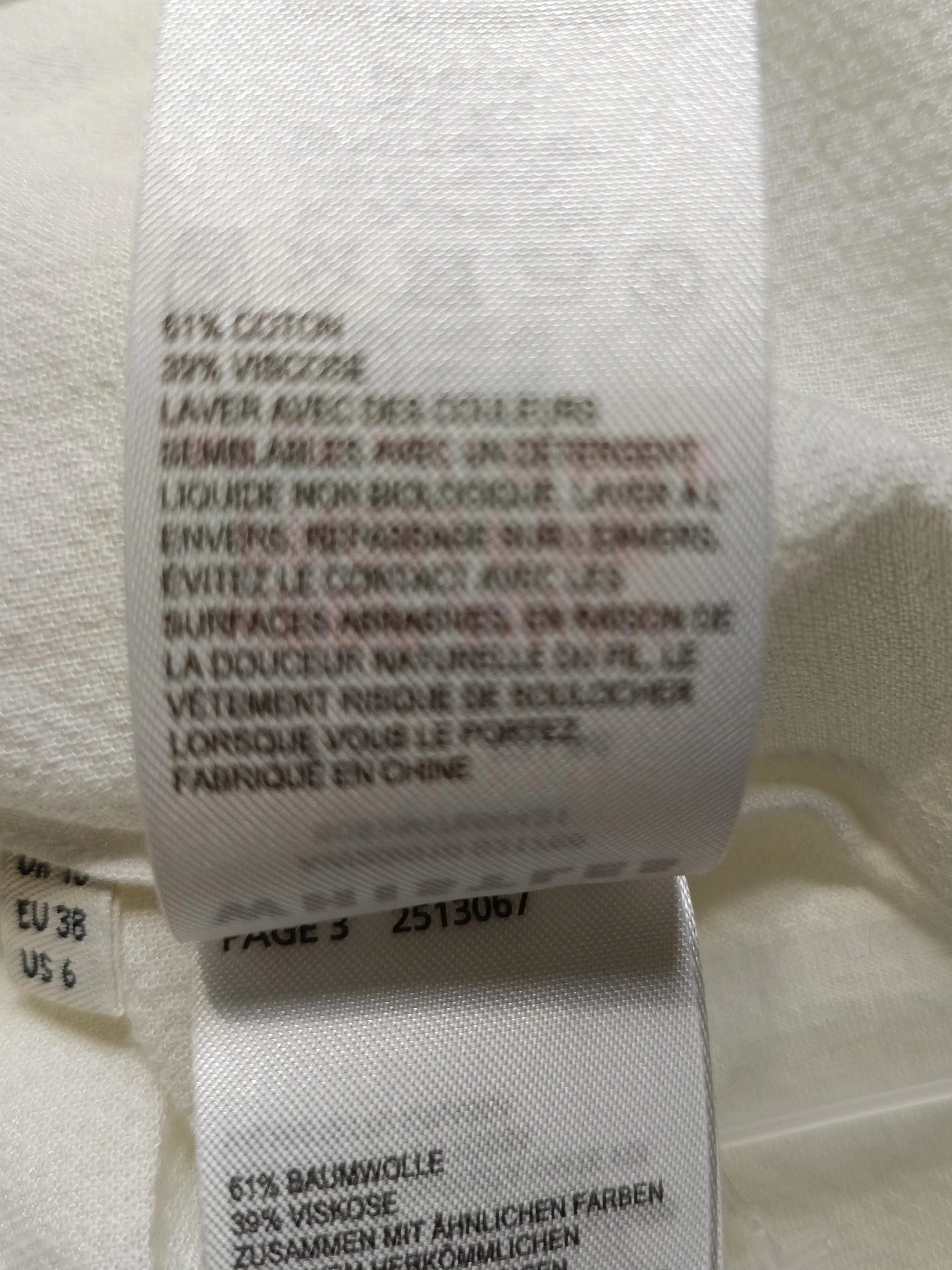 Whistles Women's Shirt UK 10 White Cotton with Viscose Basic New with tags - Image 6
