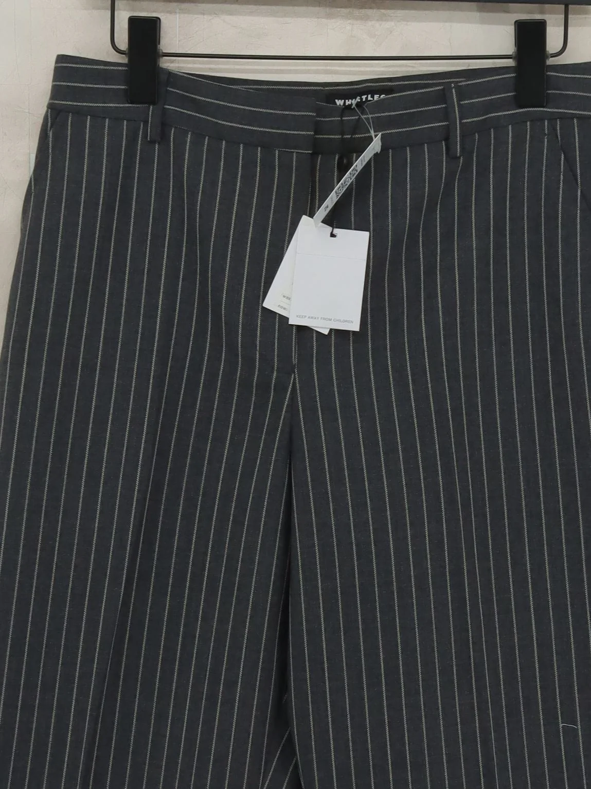 Whistles Women's Suit Trousers UK 12 Grey Polyester New with tags - Image 3