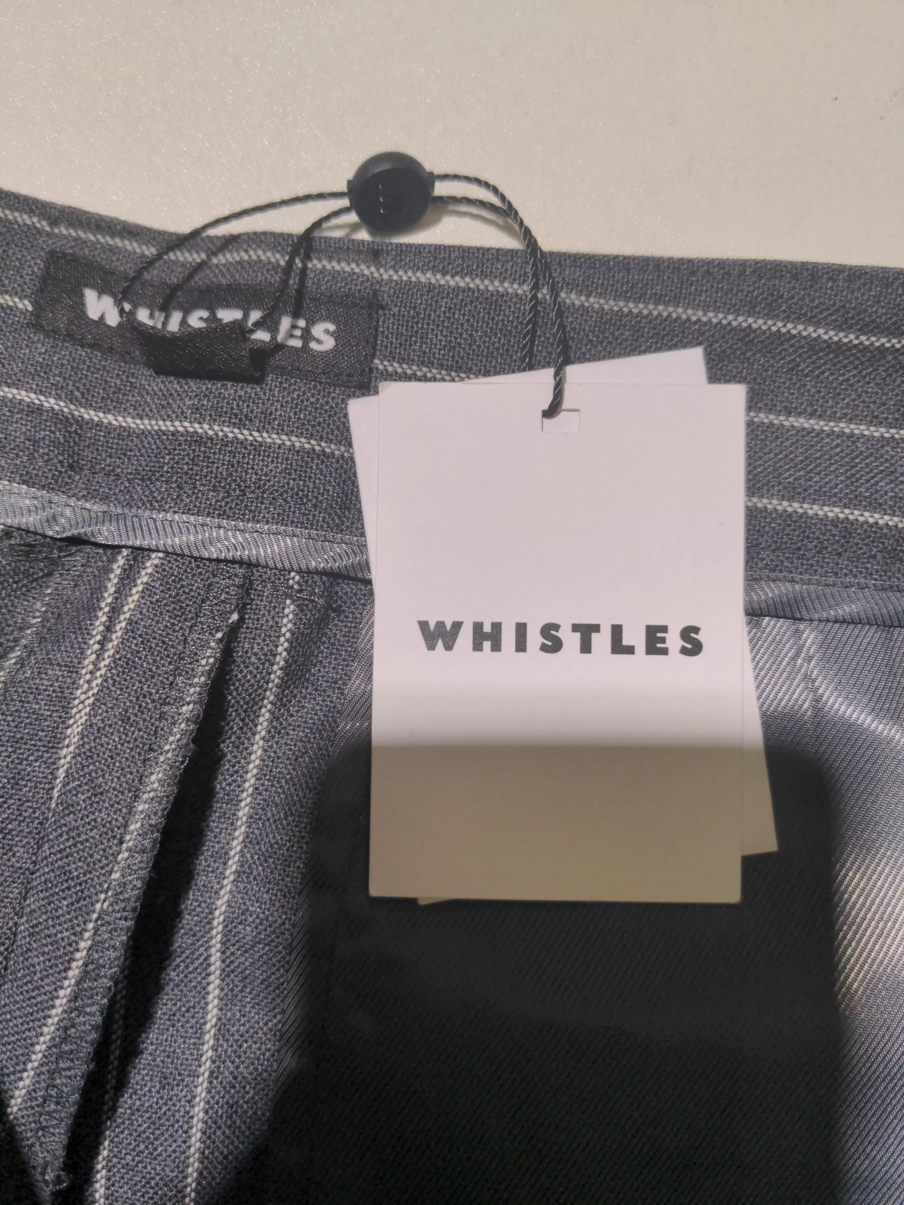 Whistles Women's Suit Trousers UK 12 Grey Polyester New with tags - Image 5