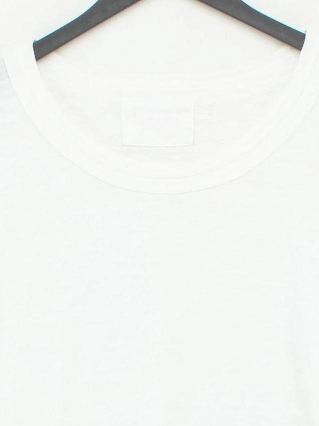 Whistles Women's T-Shirt L White 100% Cotton Short Sleeve Round Neck Basic - Image 3