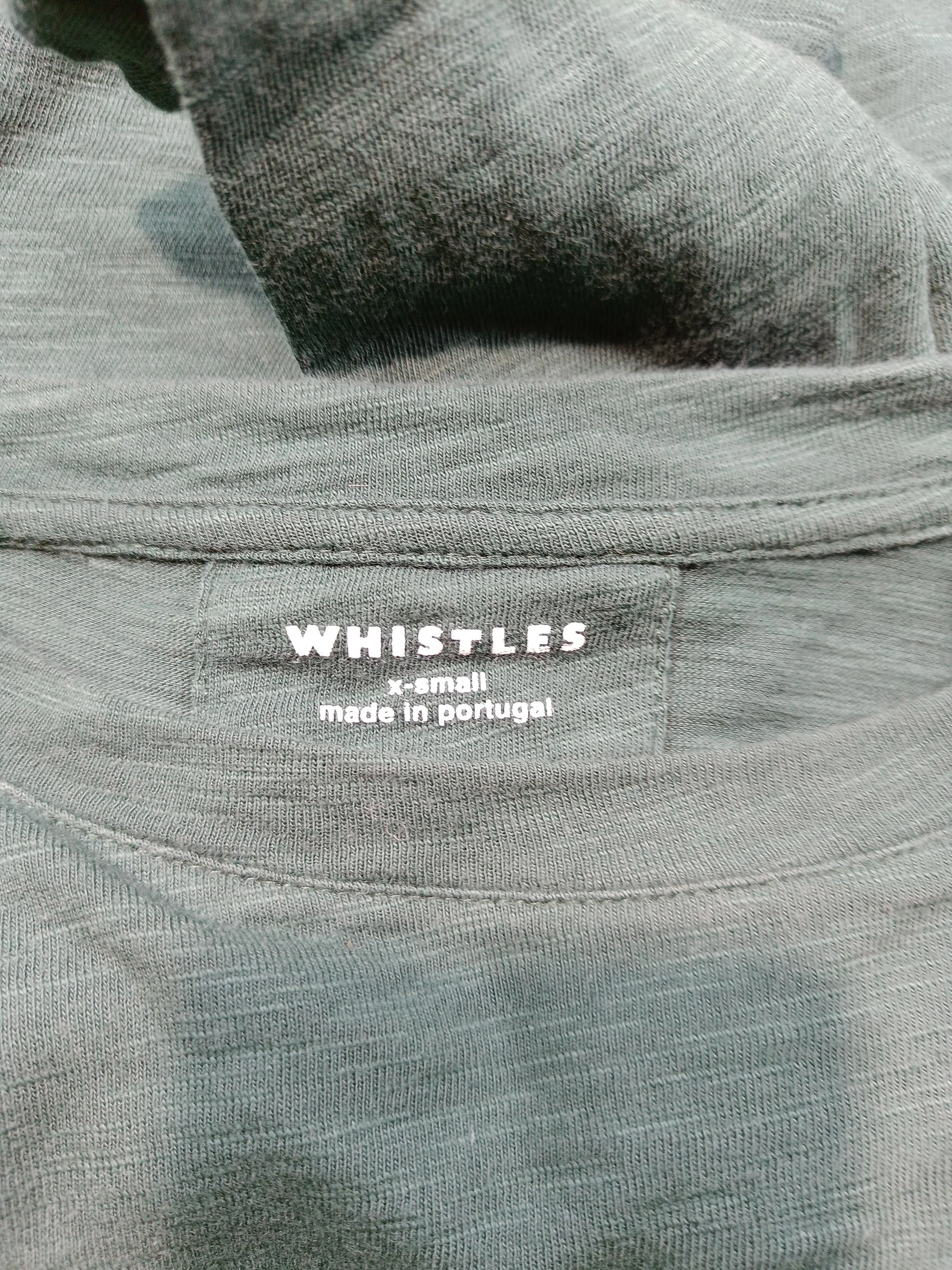 Whistles Women's T-Shirt XS Green 100% Cotton Short Sleeve Round Neck Basic - Image 5
