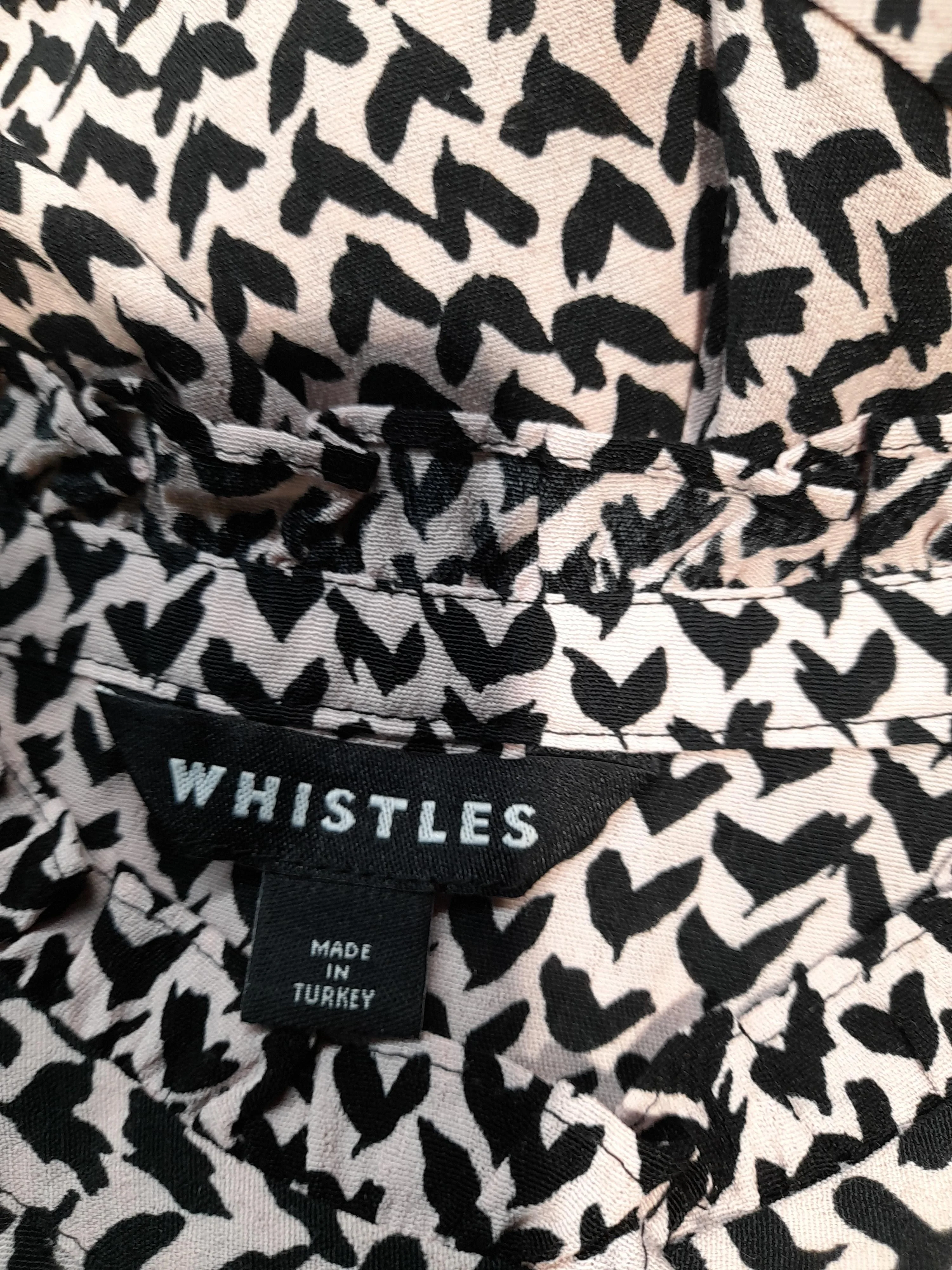 Whistles Women's Top M Cream 100% Viscose Basic - Image 5