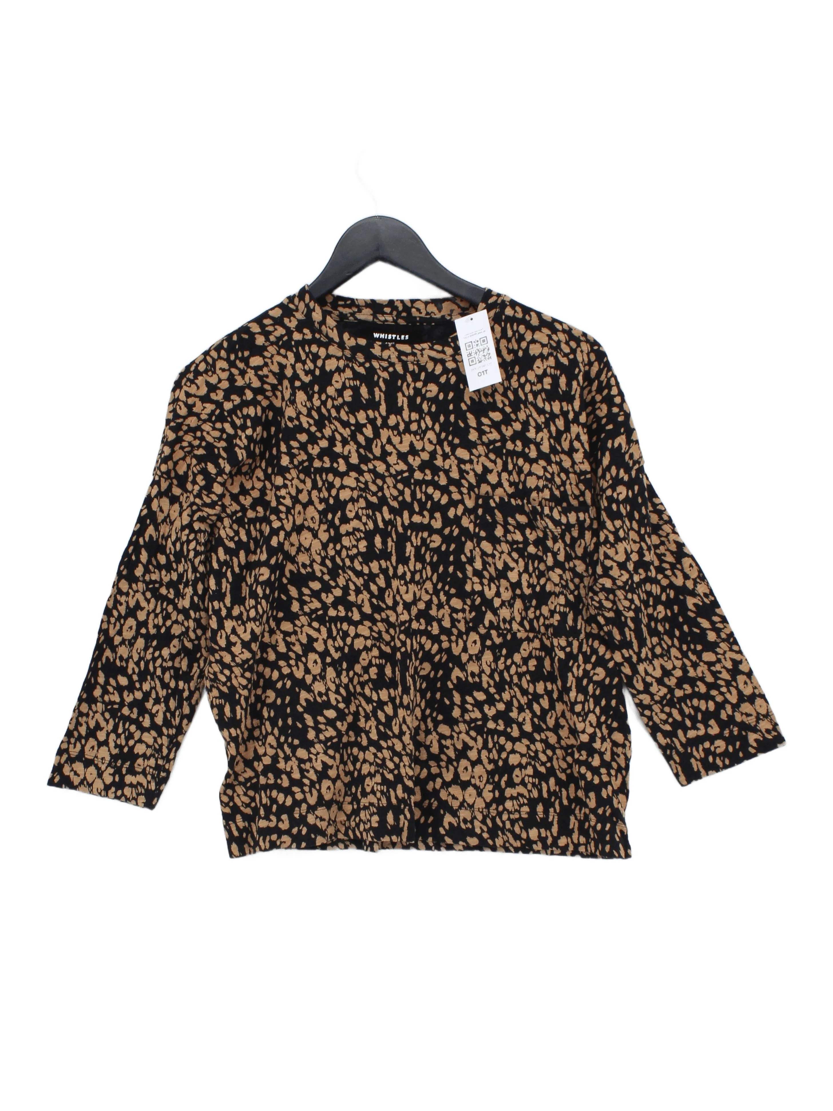 Whistles Women's Top S Multi 100% Cotton Basic