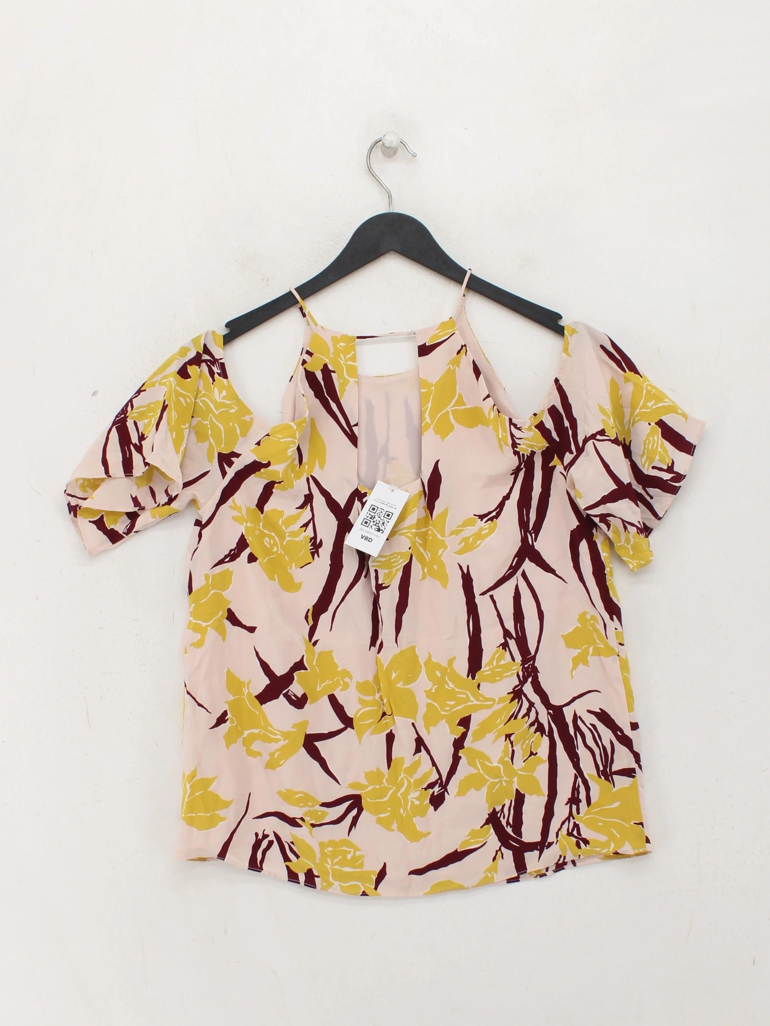 Whistles Women's Top S Multi Silk with Polyester Basic - Image 2