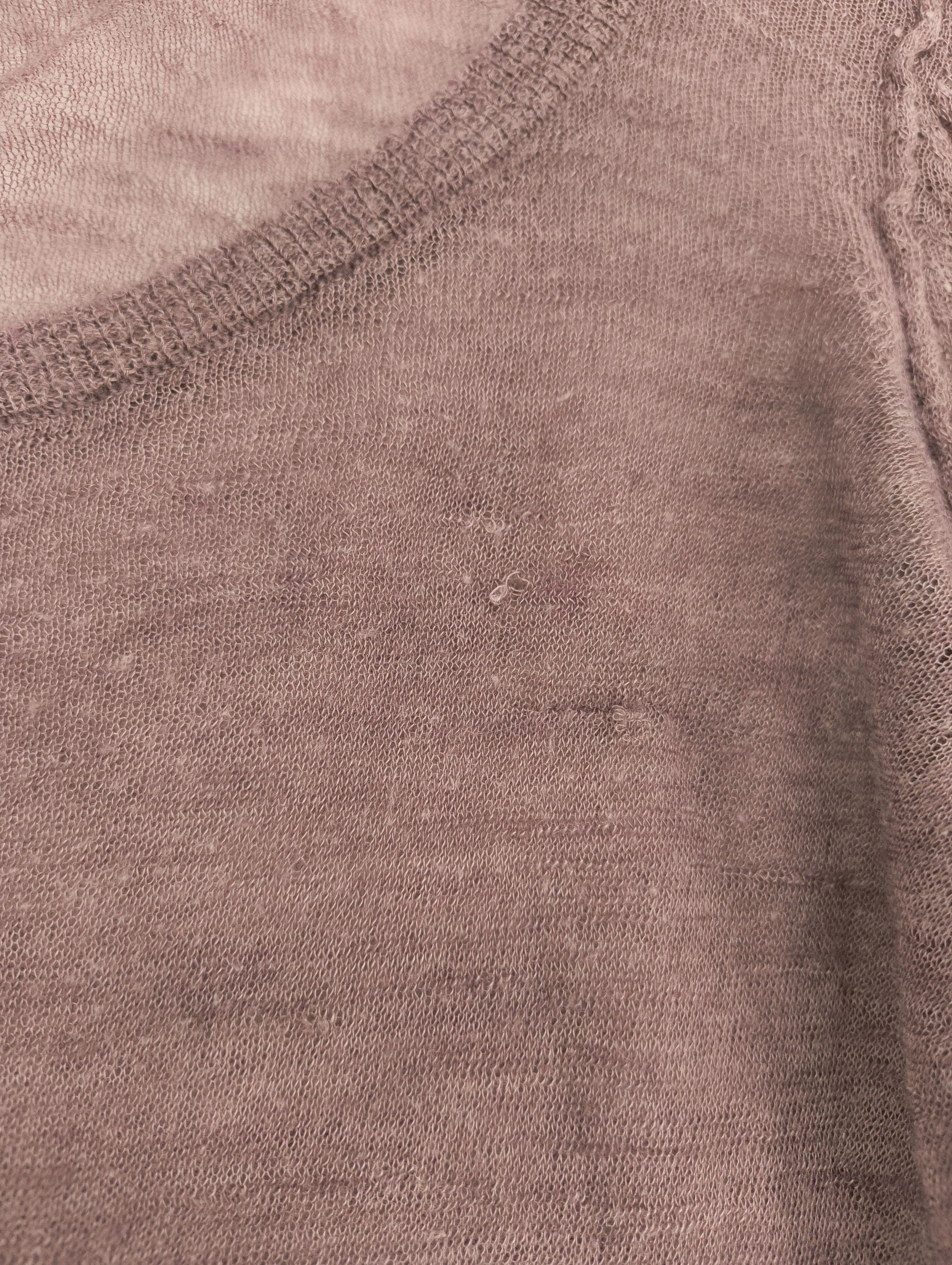 Whistles Women's Top S Purple 100% Other Long Sleeve Round Neck Basic - Image 5