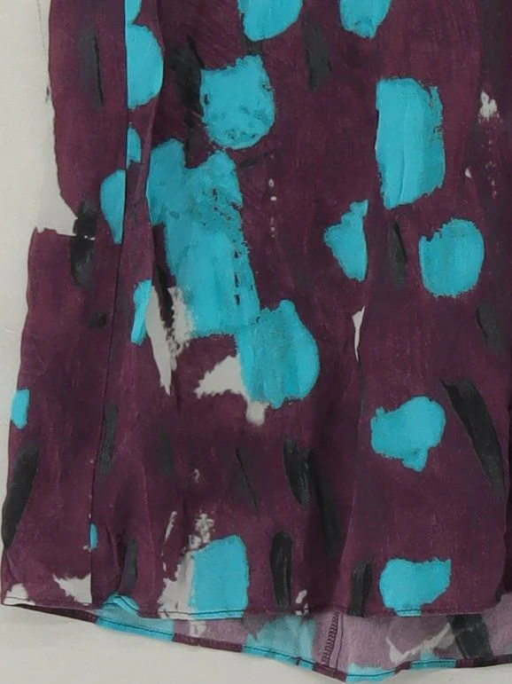 Whistles Women's Top S Purple 100% Other Sleeveless Round Neck Basic - Image 4