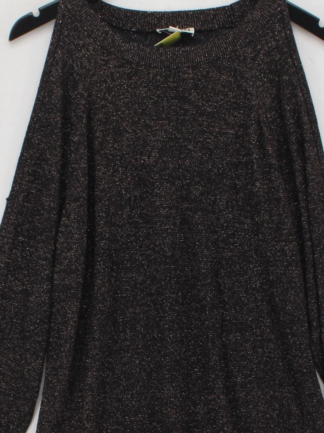 Whistles Women's Top UK 12 Black Viscose with Polyester Basic - Image 3