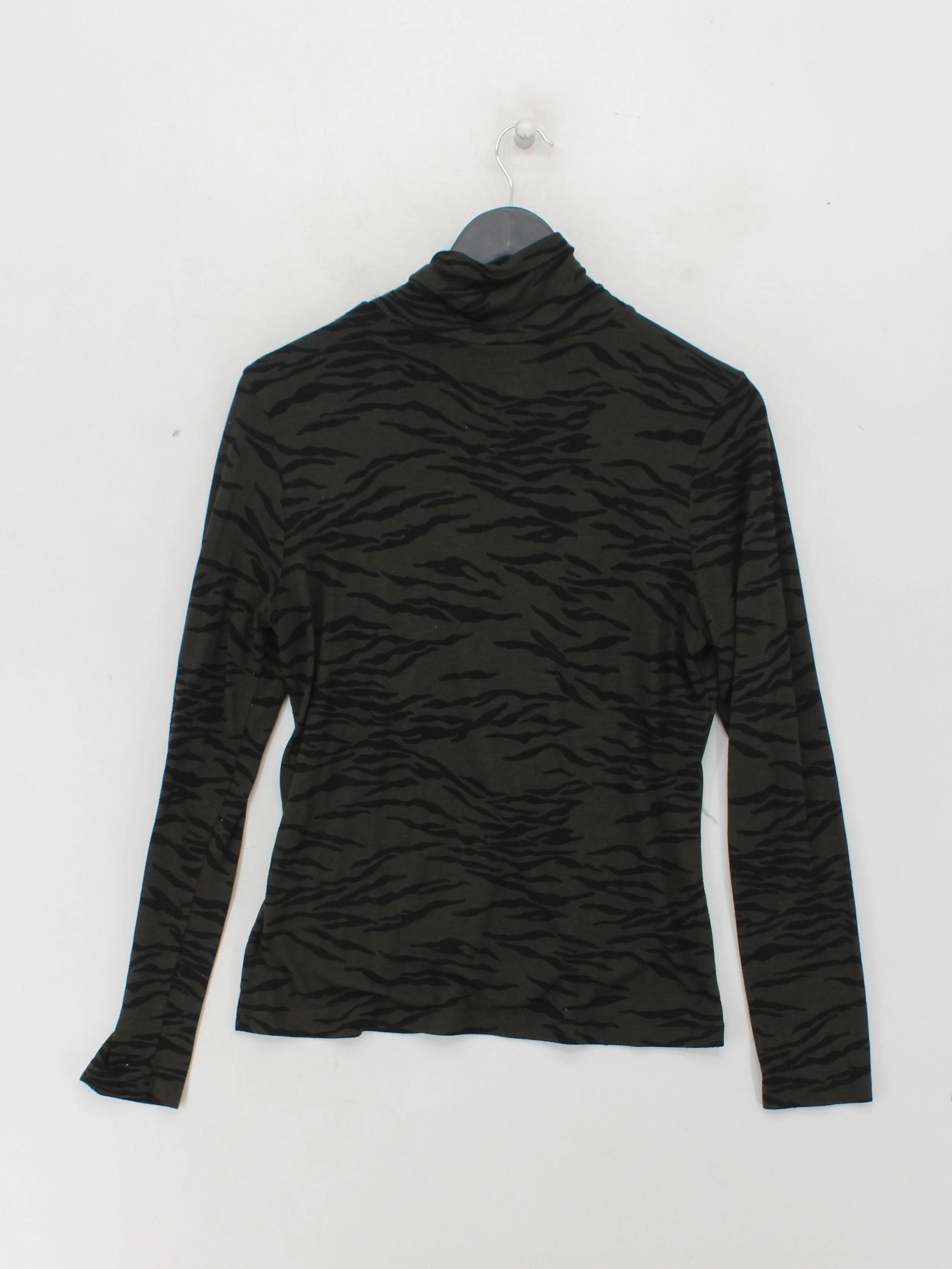 Whistles Women's Top UK 12 Green Polyester with Viscose Jersey - Image 2
