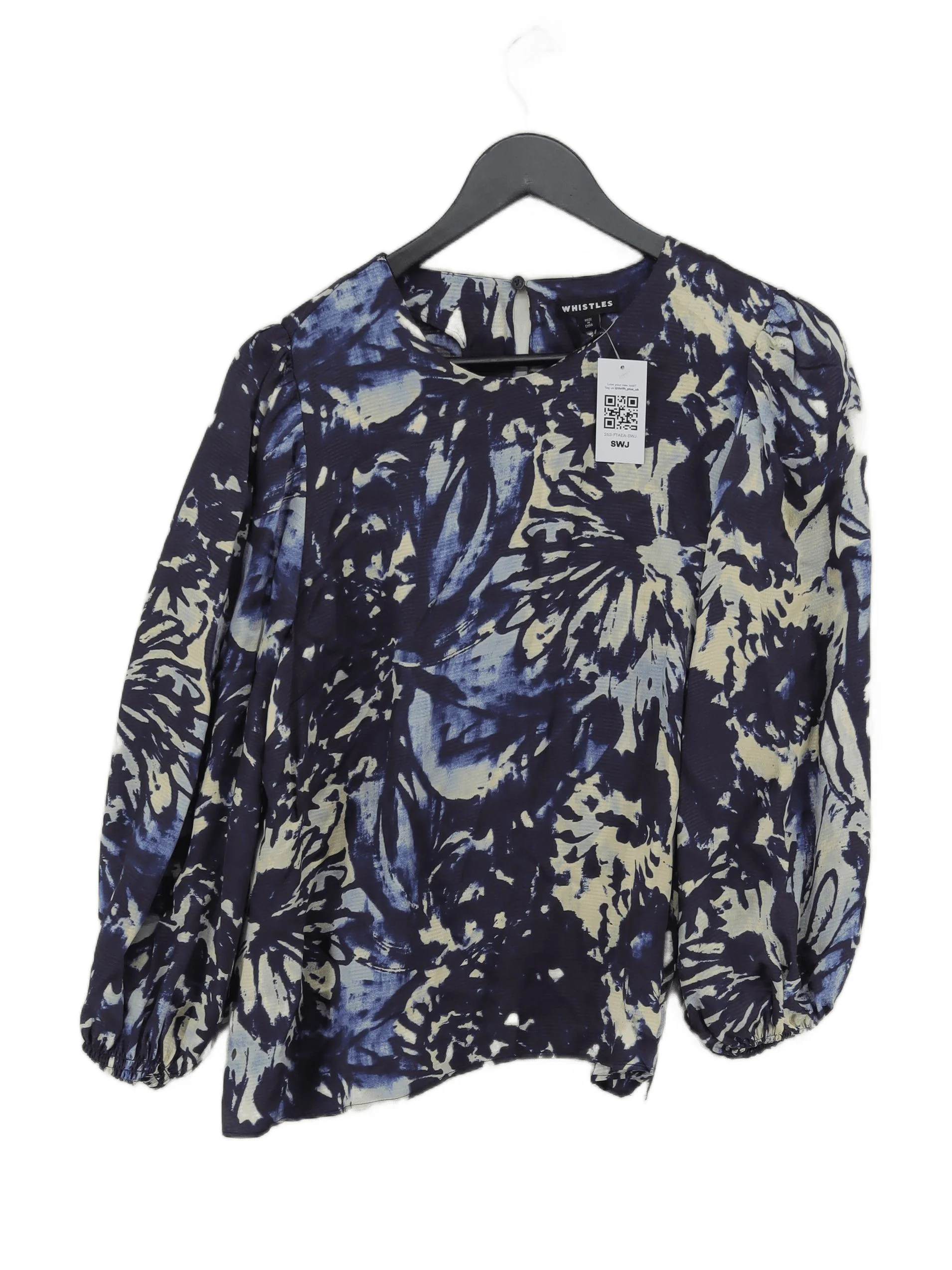 Whistles Women's Top UK 12 Multi 100% Viscose Basic