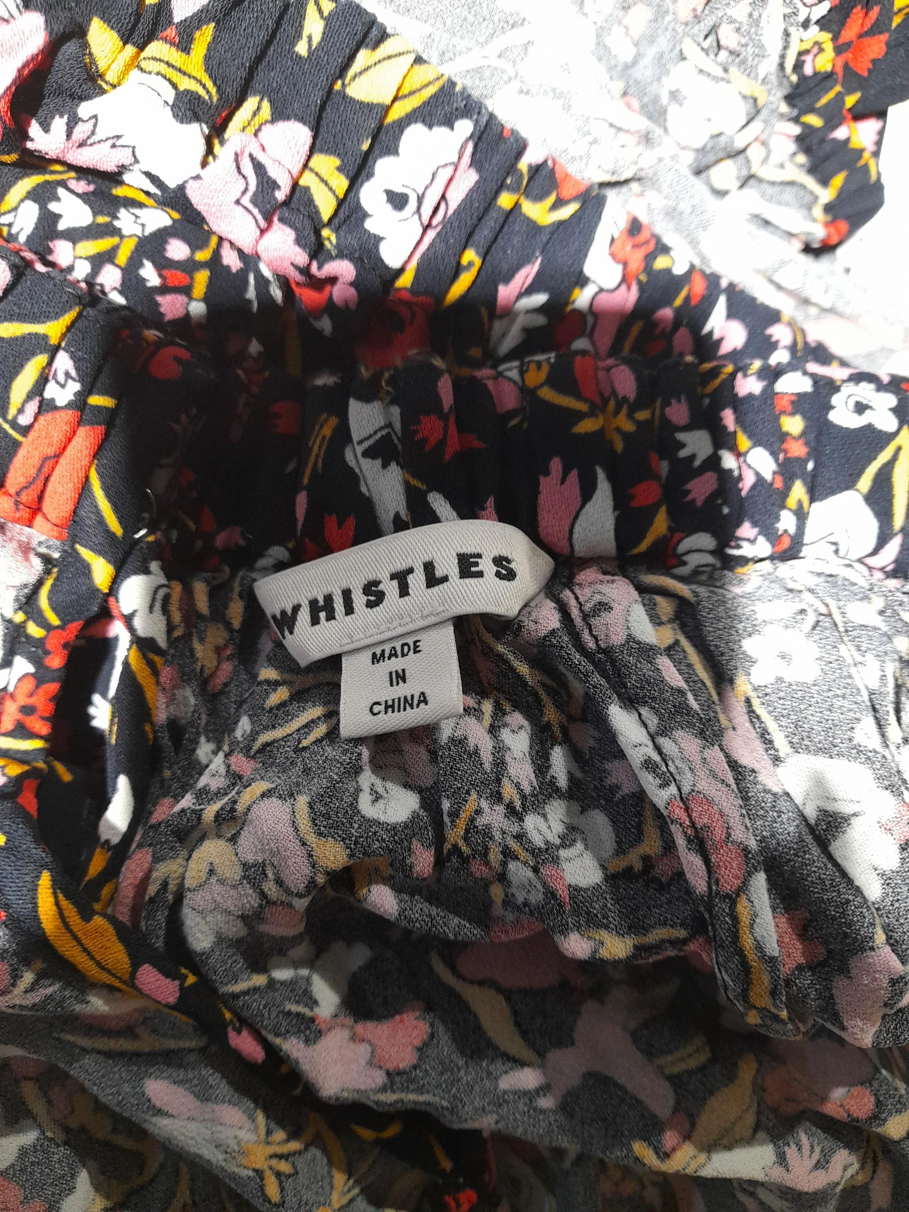 Whistles Women's Top UK 14 Multi 100% Viscose Basic - Image 5