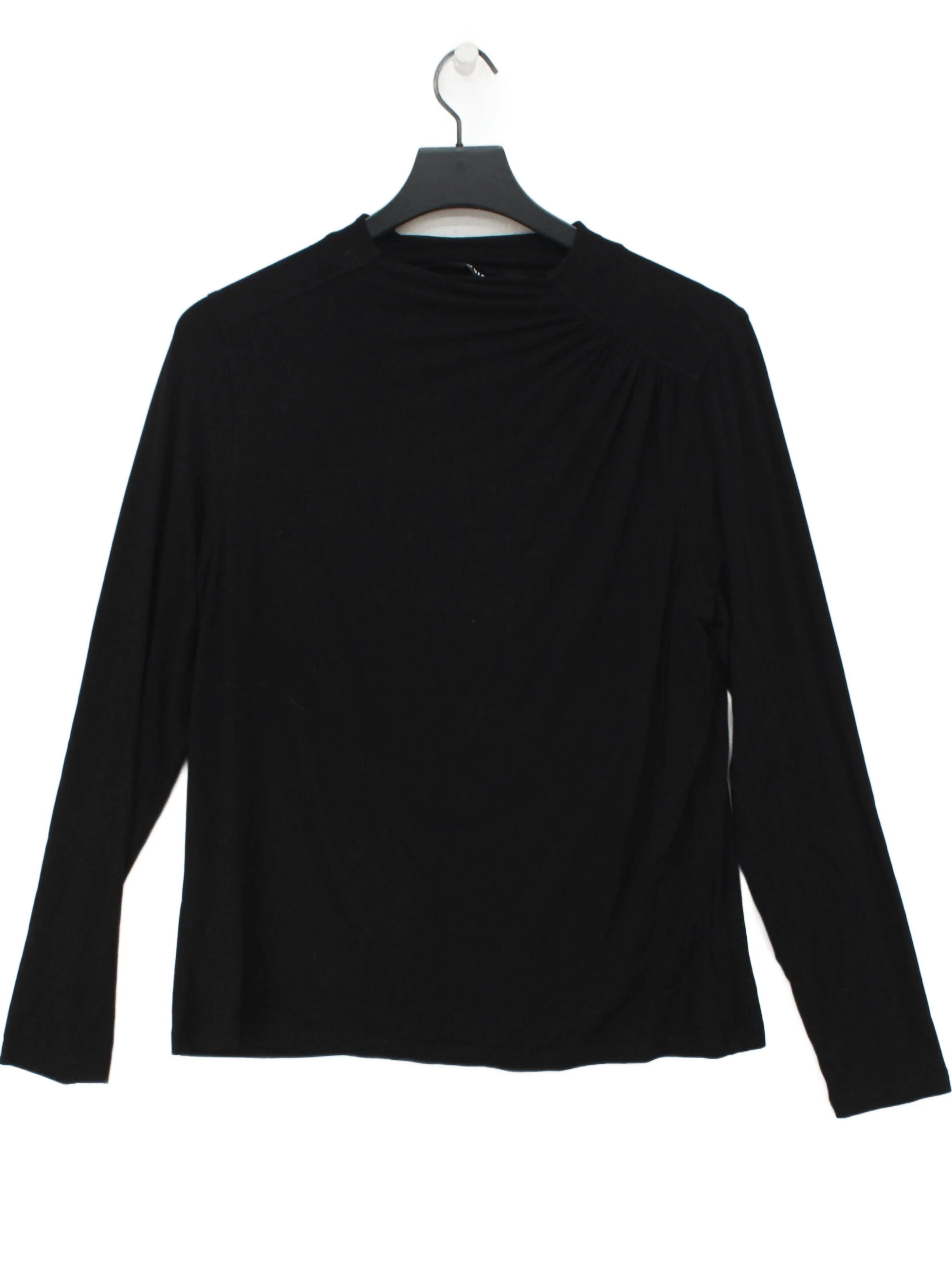Whistles Women's Top UK 16 Black Viscose with Elastane Basic