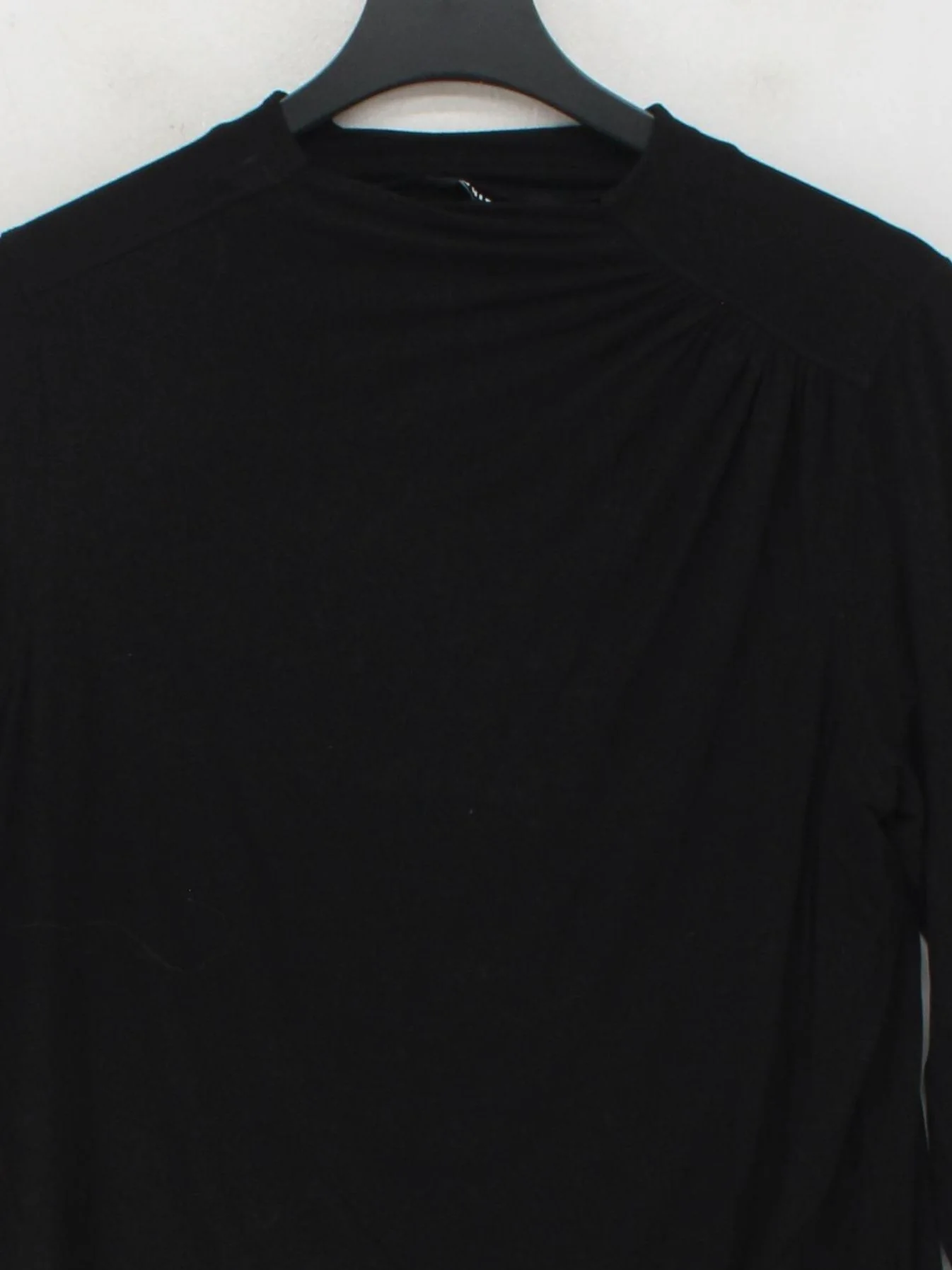 Whistles Women's Top UK 16 Black Viscose with Elastane Basic - Image 3