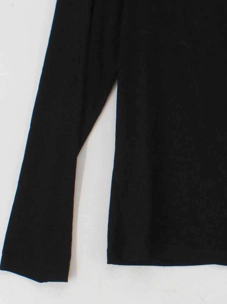 Whistles Women's Top UK 16 Black Viscose with Elastane Basic - Image 4