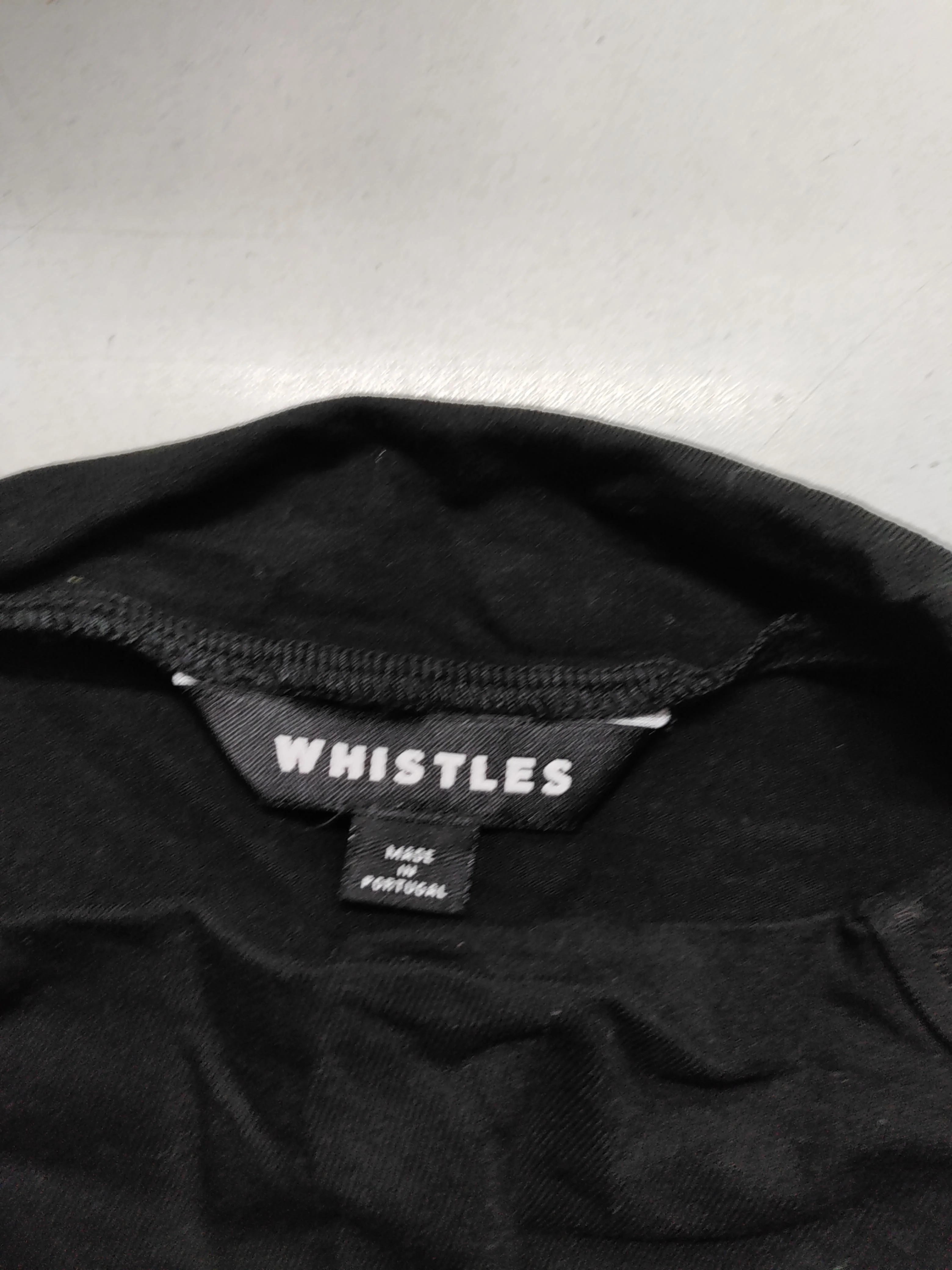Whistles Women's Top UK 16 Black Viscose with Elastane Basic - Image 5