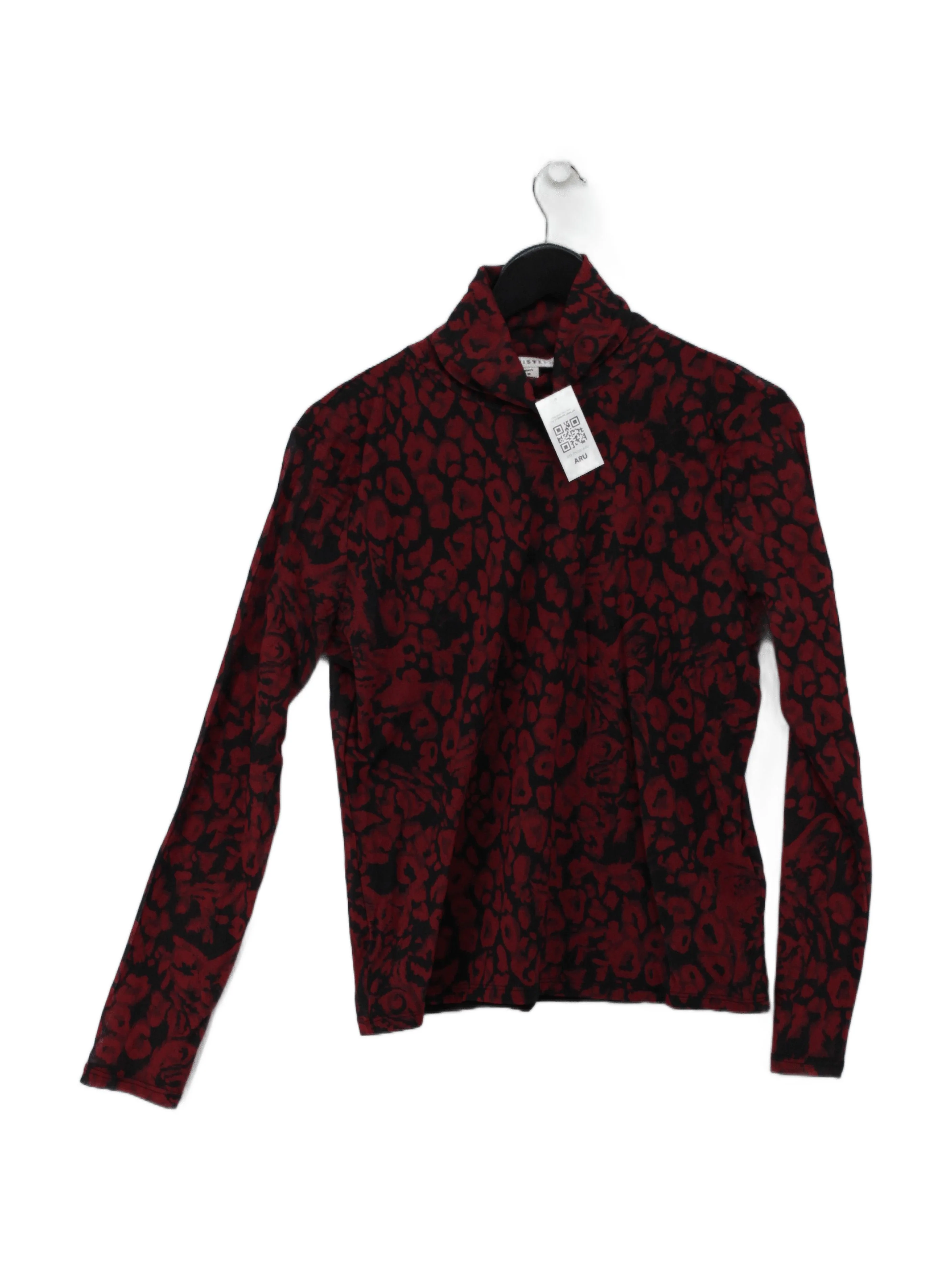 Whistles Women's Top UK 16 Red 100% Polyamide Basic